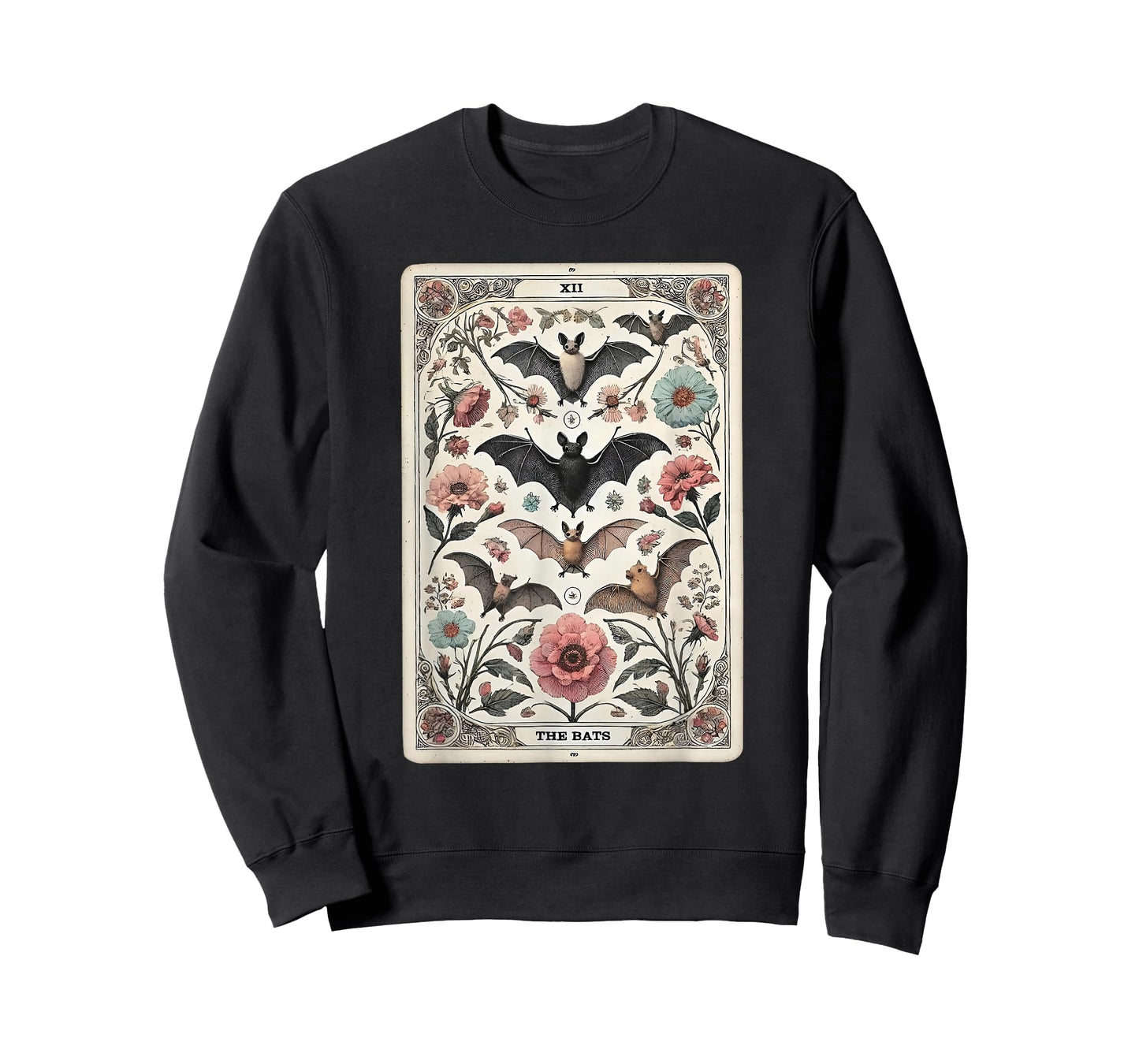 The Bats Tarot Card Halloween Spooky Season Trick Or Treat T-Shirt