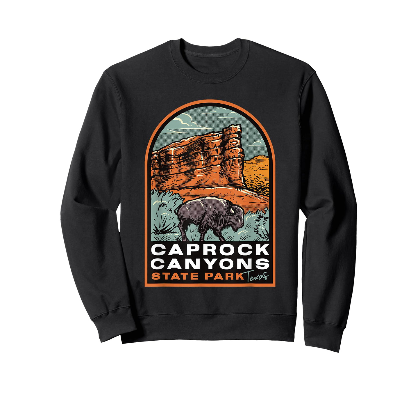 Caprock Canyons State Park Texas Vintage T-Shirt