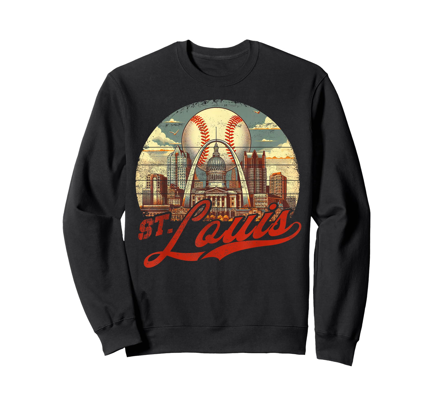 St. Louis Retro Baseball Lover Game Day Men Boys Girls T-Shirt