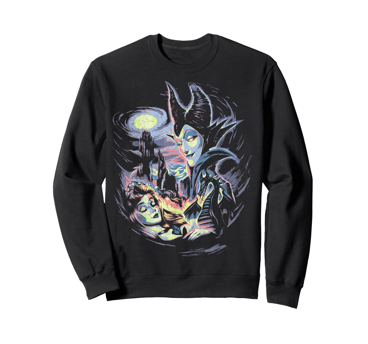 Disney Sleeping Beauty Maleficent Painting Graphic T-Shirt T-Shirt