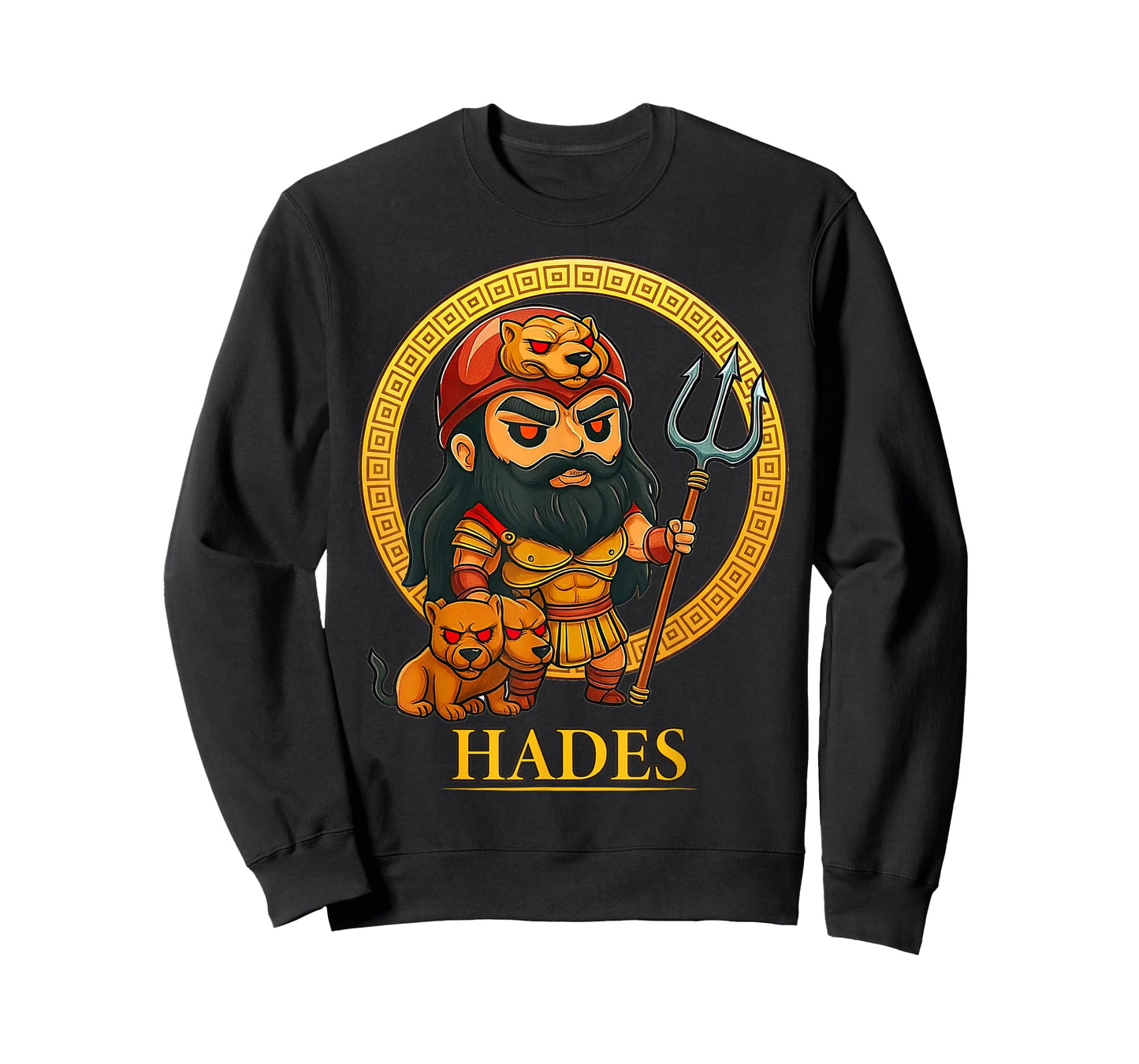 Kawaii Greek Mythology Hades Chibi Ancient Greece God T-Shirt