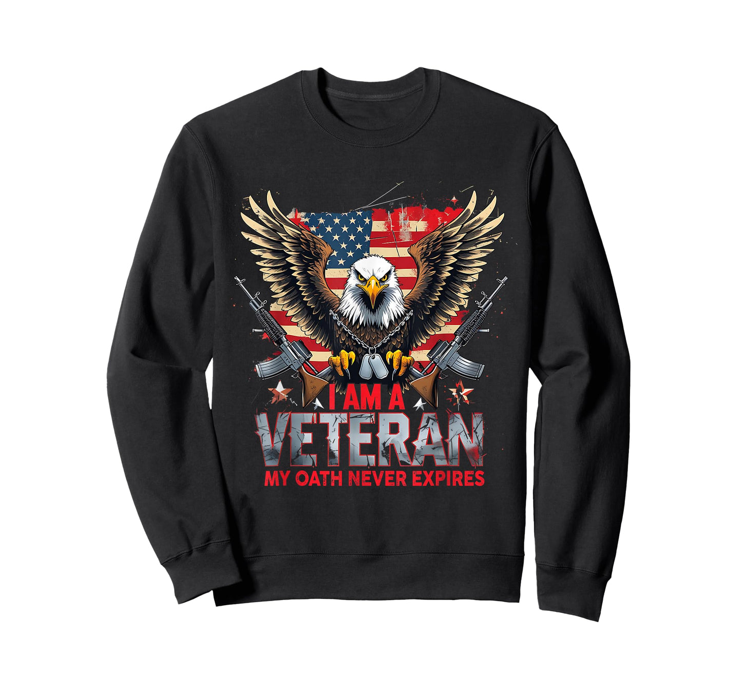 I Am A Veteran My Oath Never Expires Eagle Tee T-Shirt
