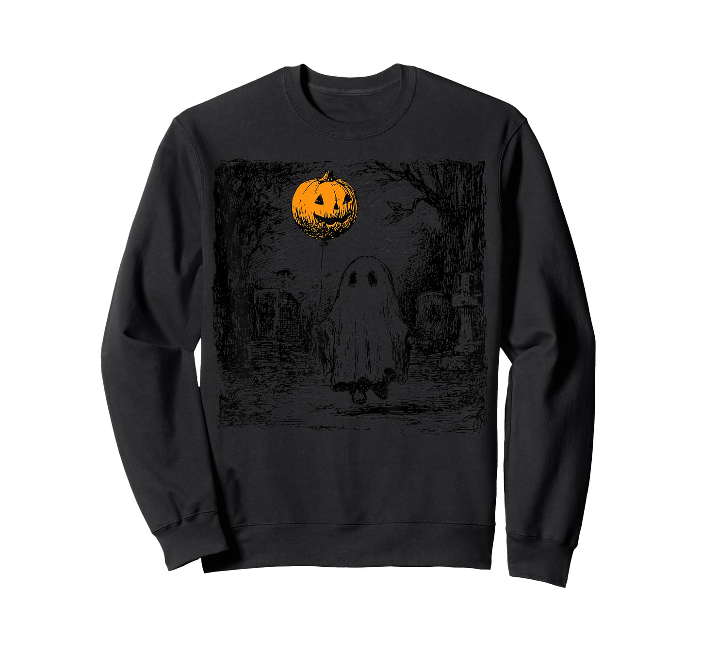 Horror Ghost Halloween Spooky Season Pumpkin Spice Men Women T-Shirt