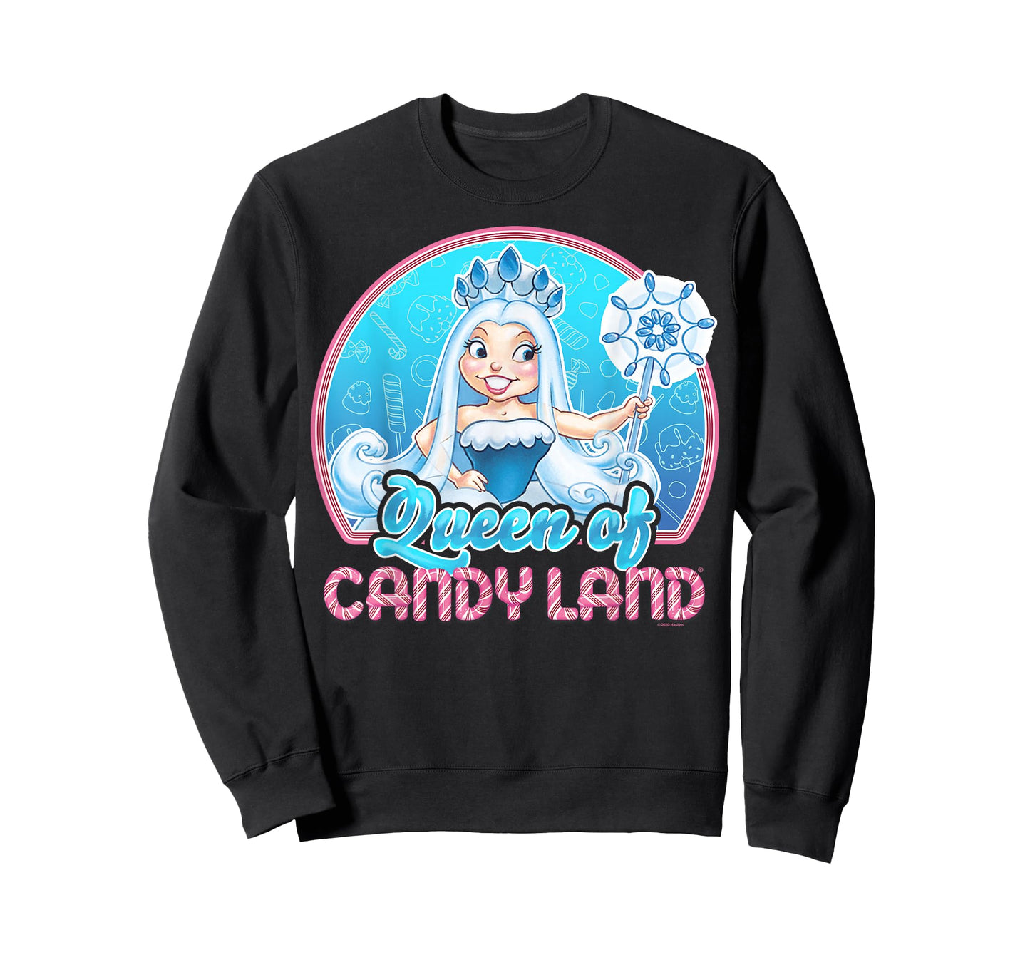 Candy Land Queen Of Candy Land Portrait T-Shirt