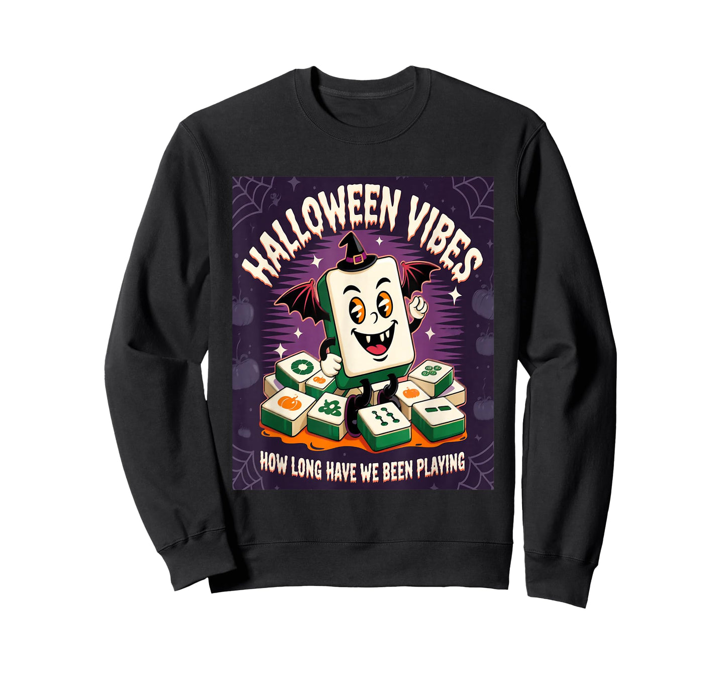 Halloween Vibes Mahjong Lover T-Shirt | Funny How Long Have T-Shirt