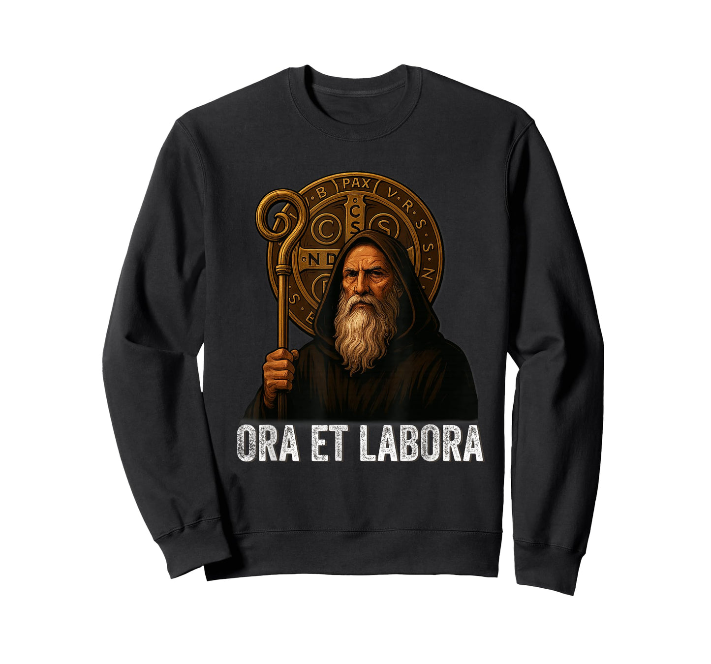 Catholic Saint Benedict Medal T-Shirt