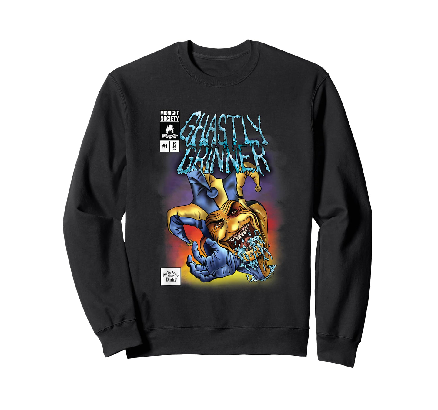 Ghastly Grinner Midnight Society Clown Saliva T-Shirt
