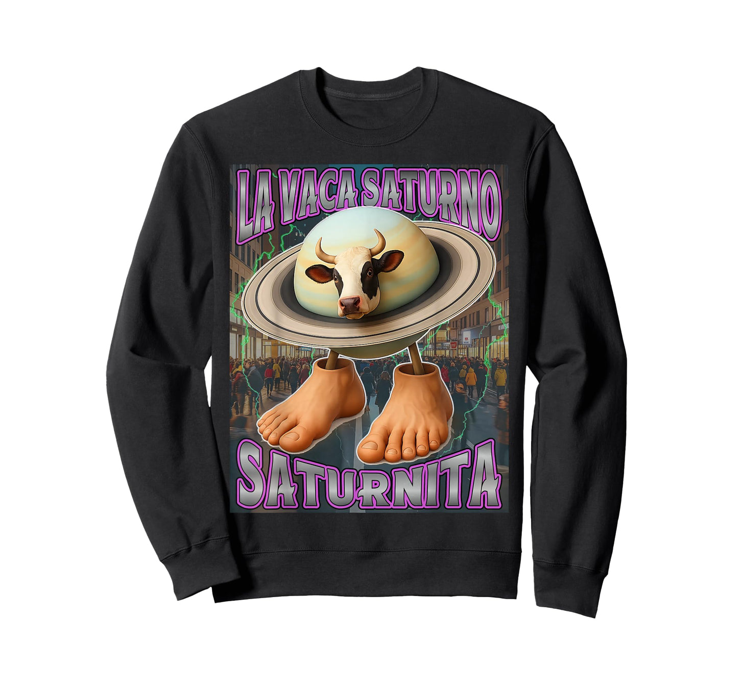 Saturnita La Vaca Saturno Italian Brainrot Birthday for Kids T-Shirt
