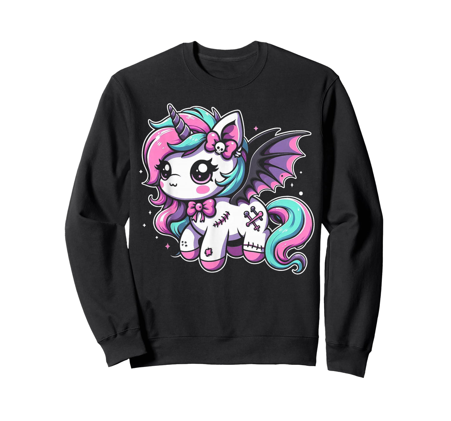 Pastel Goth Unicorn Kawaii Creepy Cute Aesthetic Art T-Shirt