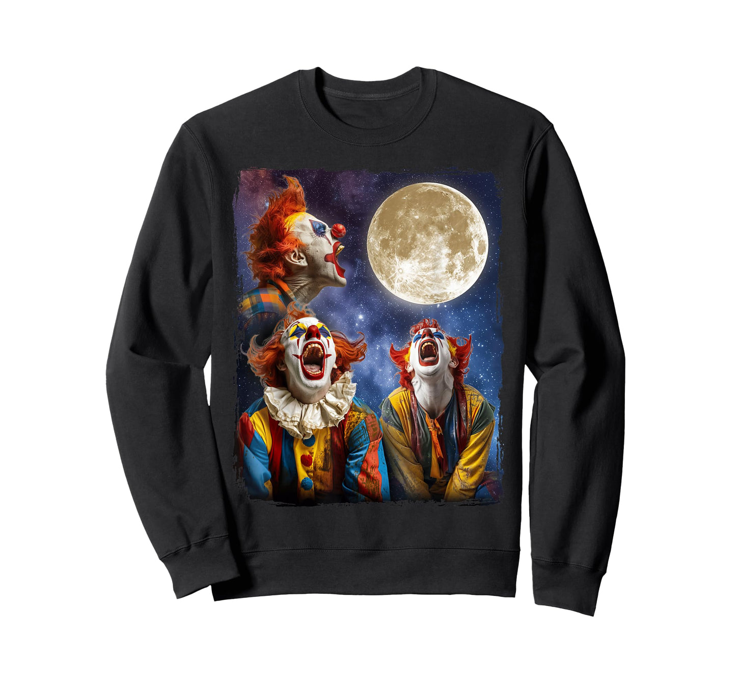 Clowns Howling Moon T-Shirt