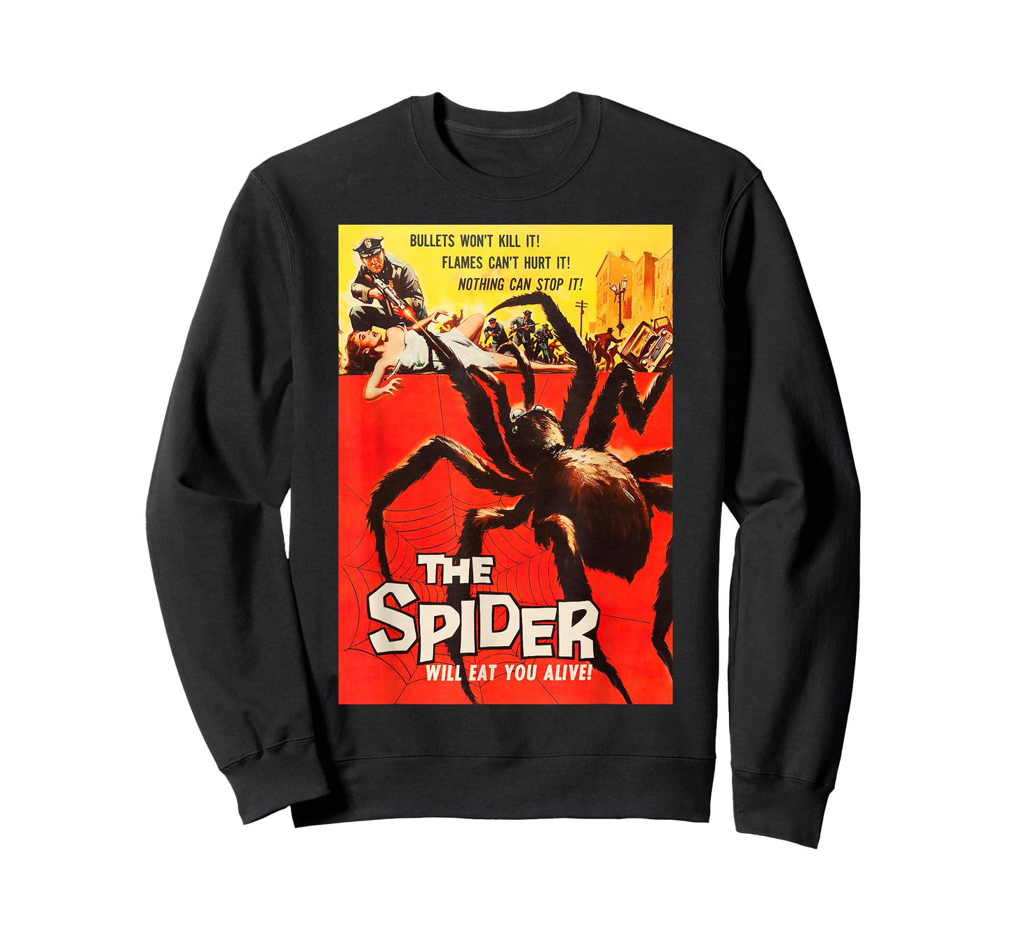 Giant Spider Classic Halloween Monster Poster Horror Movie T-Shirt