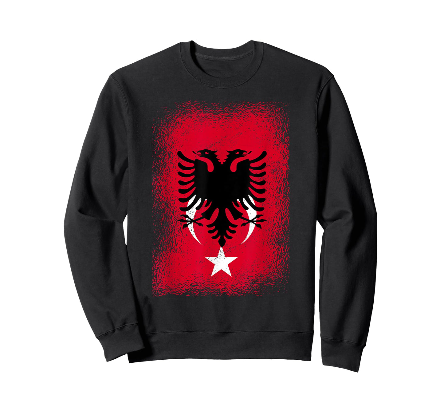Turkish Albanian Eagle Flag Turkey Albania Roots T-Shirt