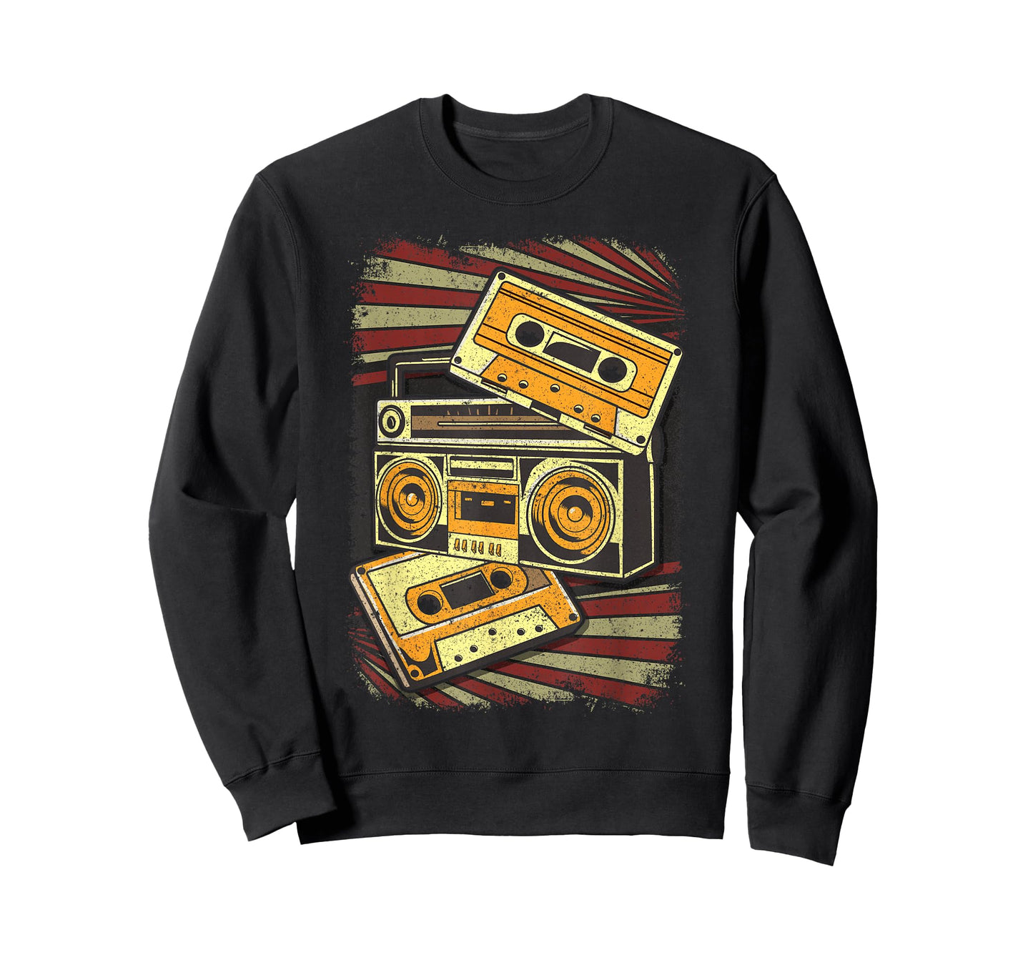 Retro Vintage Boombox 80's Music Old School Radio Boombox T-Shirt