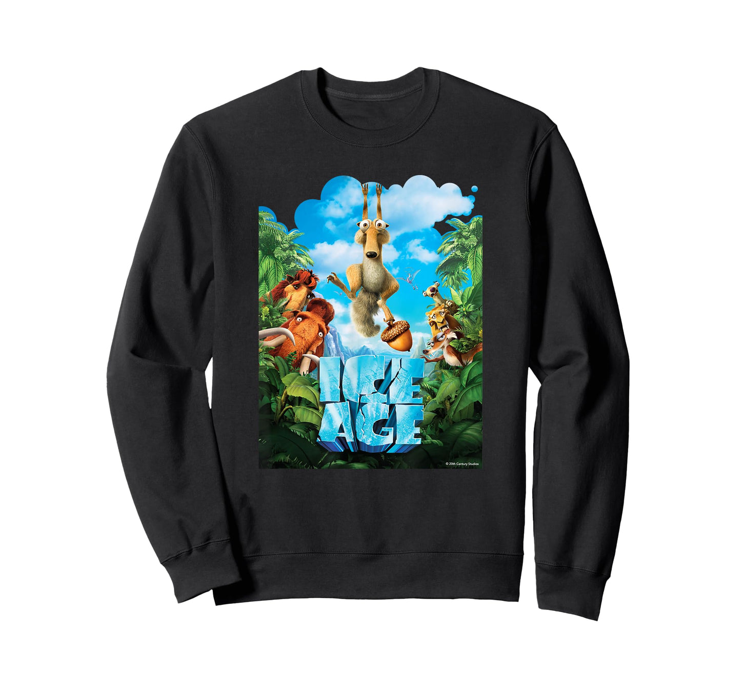 Ice Age Dawn of The Dinosaurs Movie Poster T-Shirt