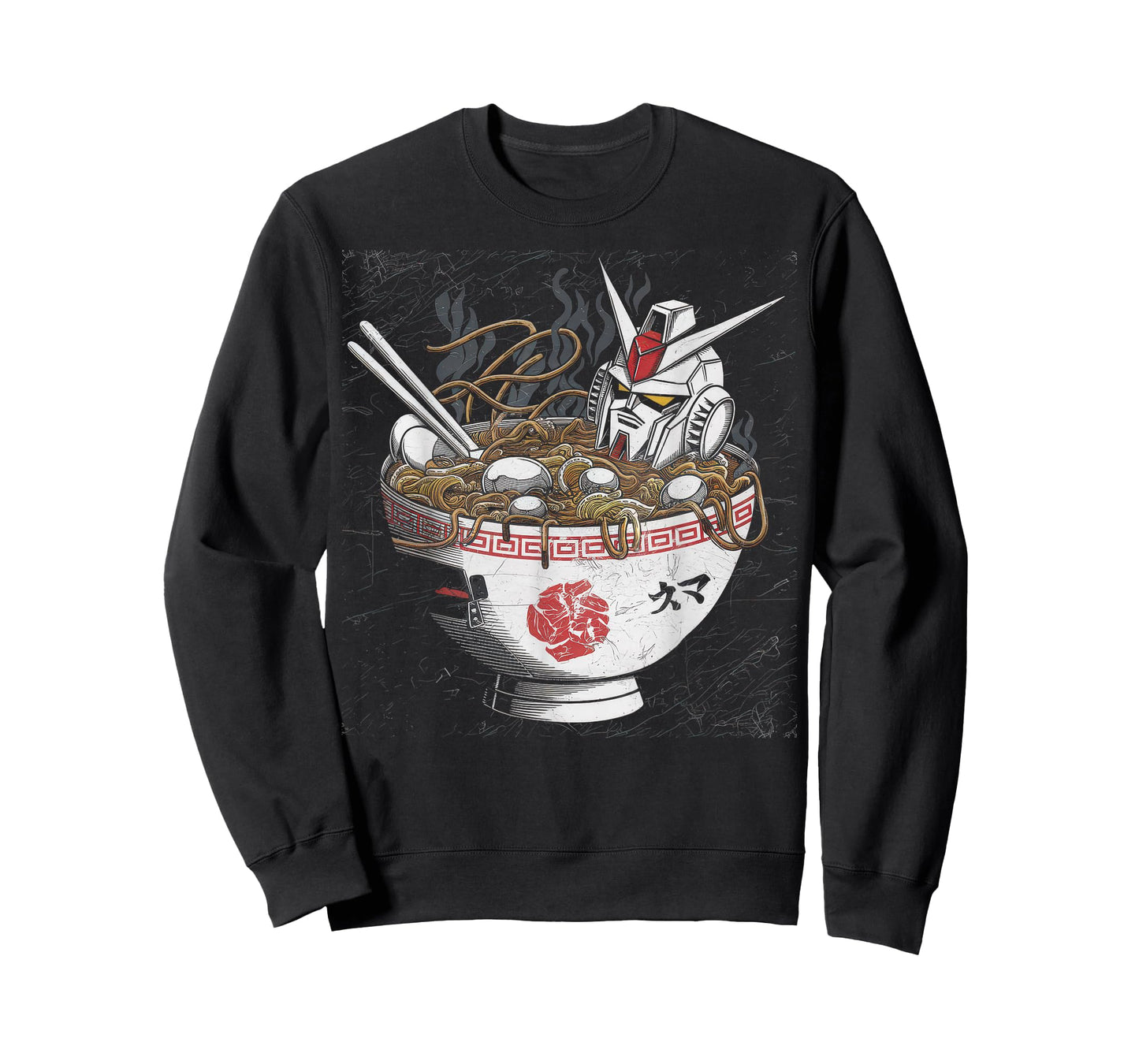 Mecha Tshirt Japanese Mecha Robot Head Anime Art Ukiyo-E T-Shirt