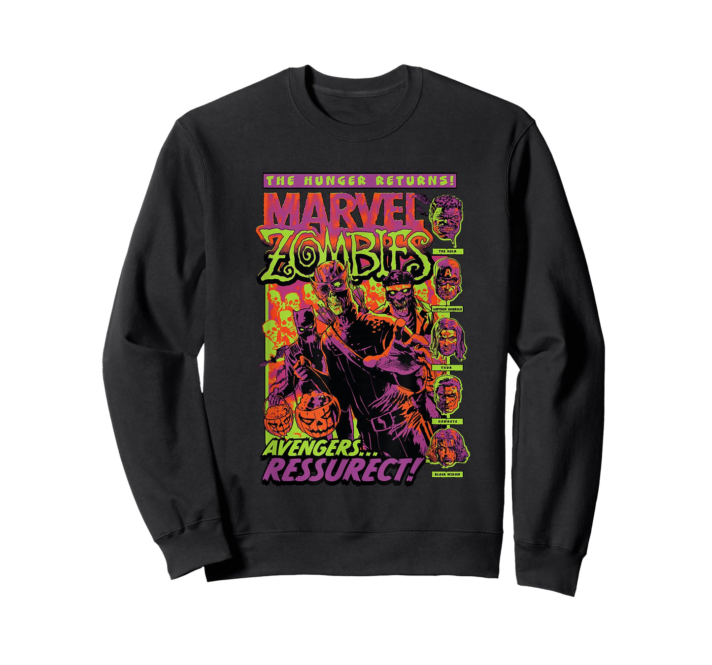 Marvel Zombies Avengers Resurrect Hunger Returns Halloween T-Shirt