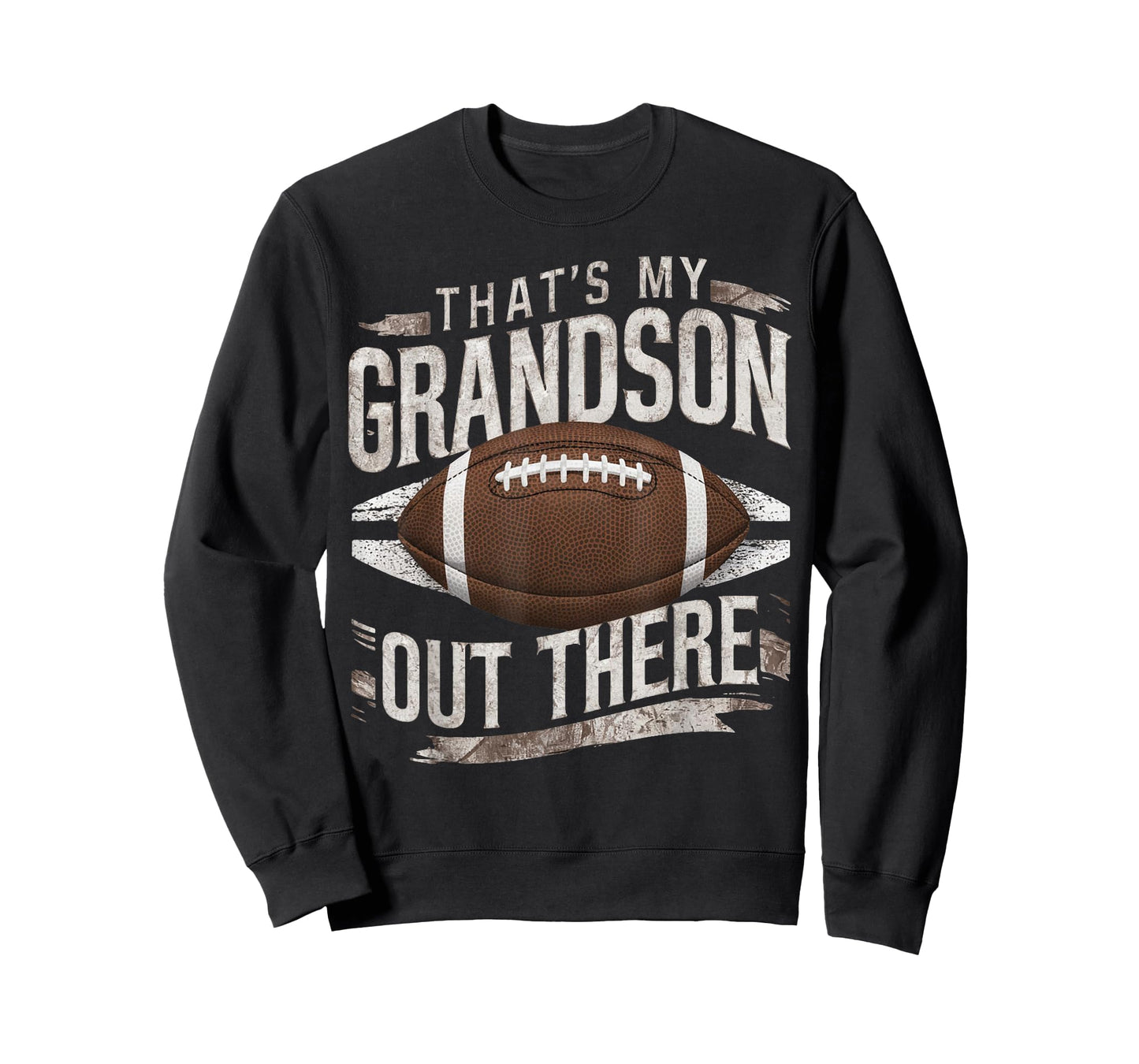 That's My Grandson Out There Funny Football Grandma Grandpa T-Shirt