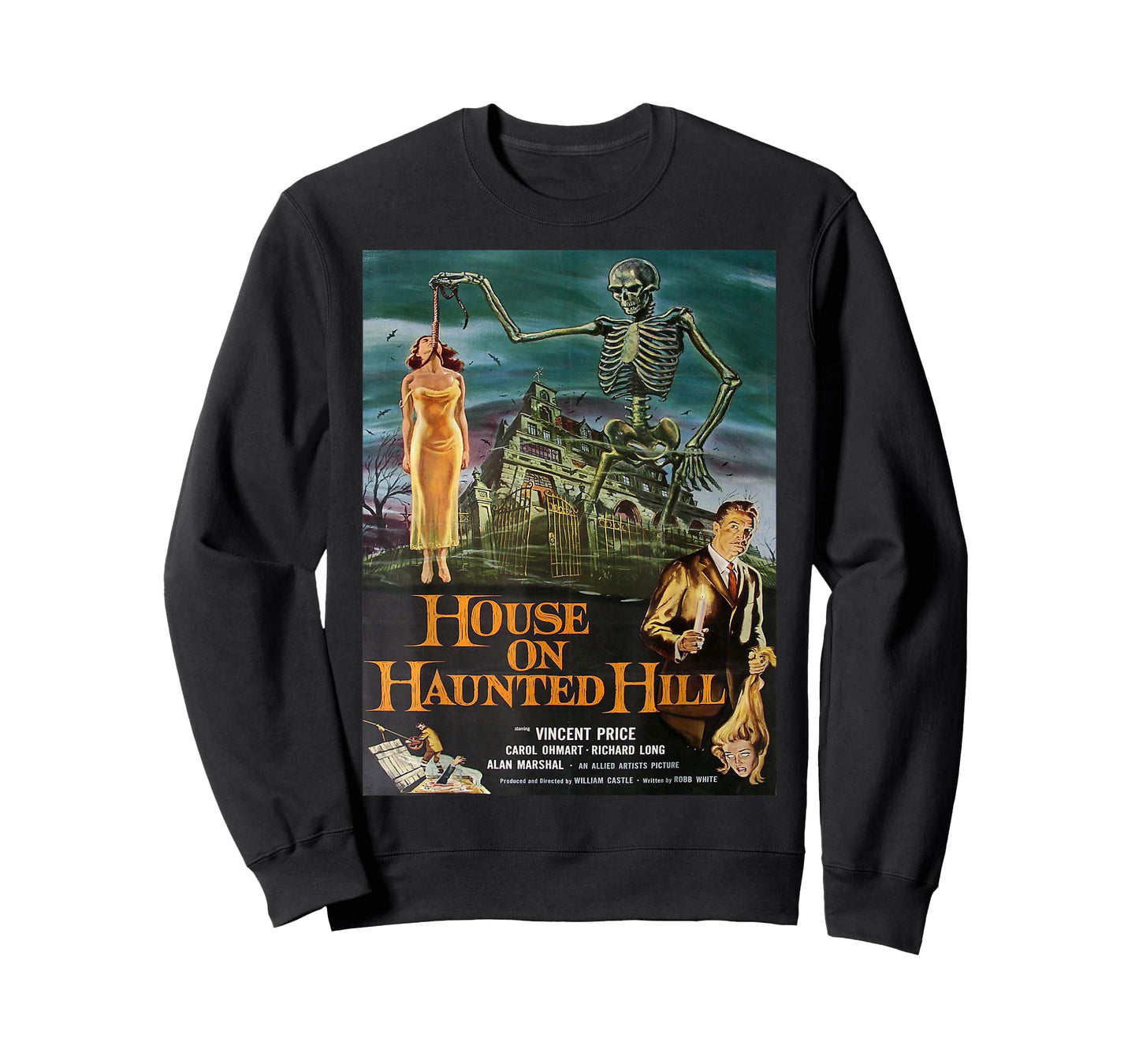 Vintage poster - House on Haunted Hill Retro T-Shirt T-Shirt
