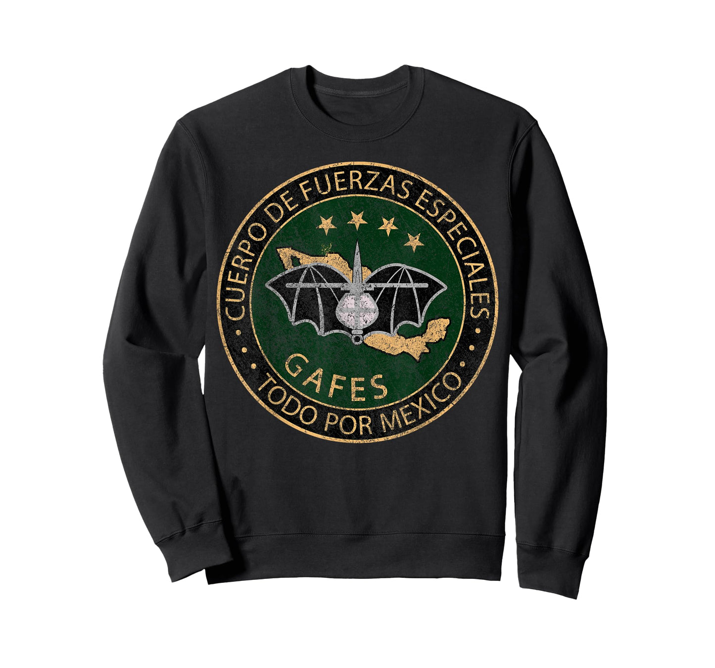GAFES GAFE Mexican Special Force Fuerzas Mexican Patriot T-Shirt