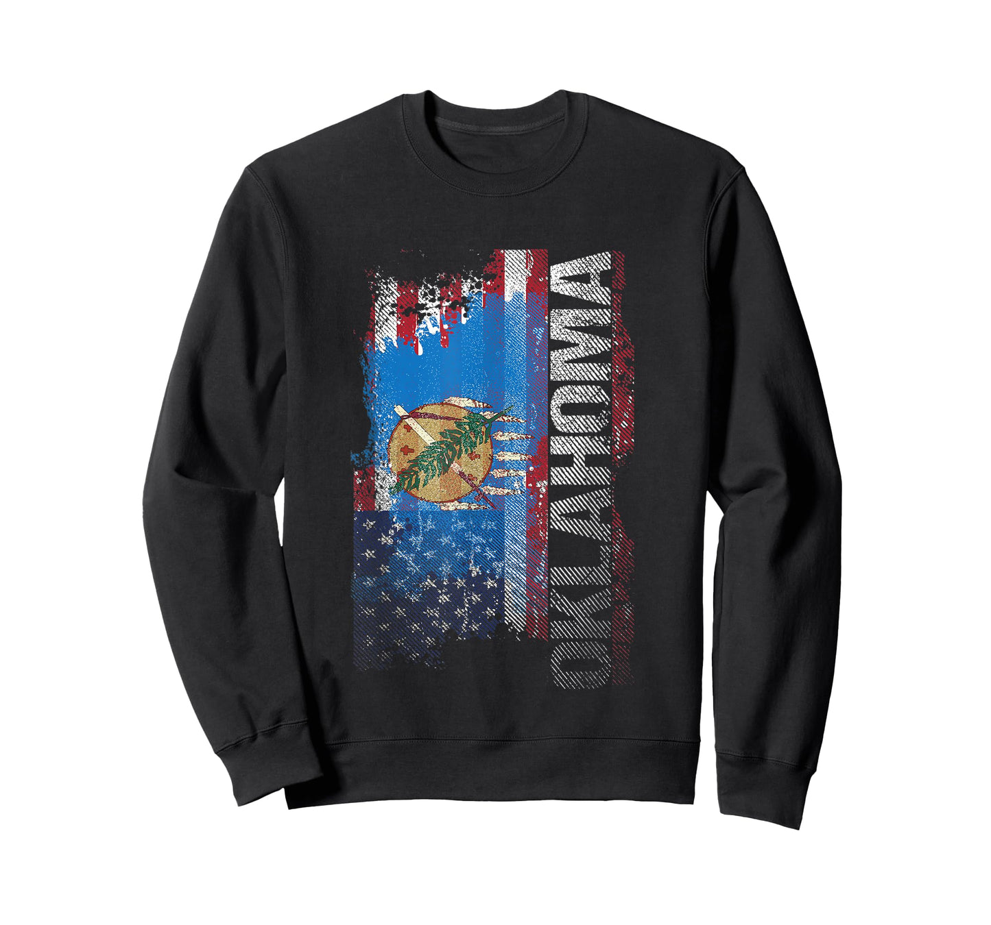 Oklahoma State USA Flag Souvenir Gift Women Kids Men T-Shirt