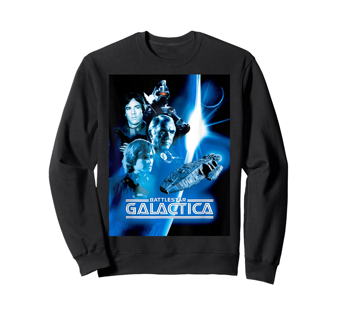 Battlestar Galactica Blue Hue Classic Poster T-Shirt