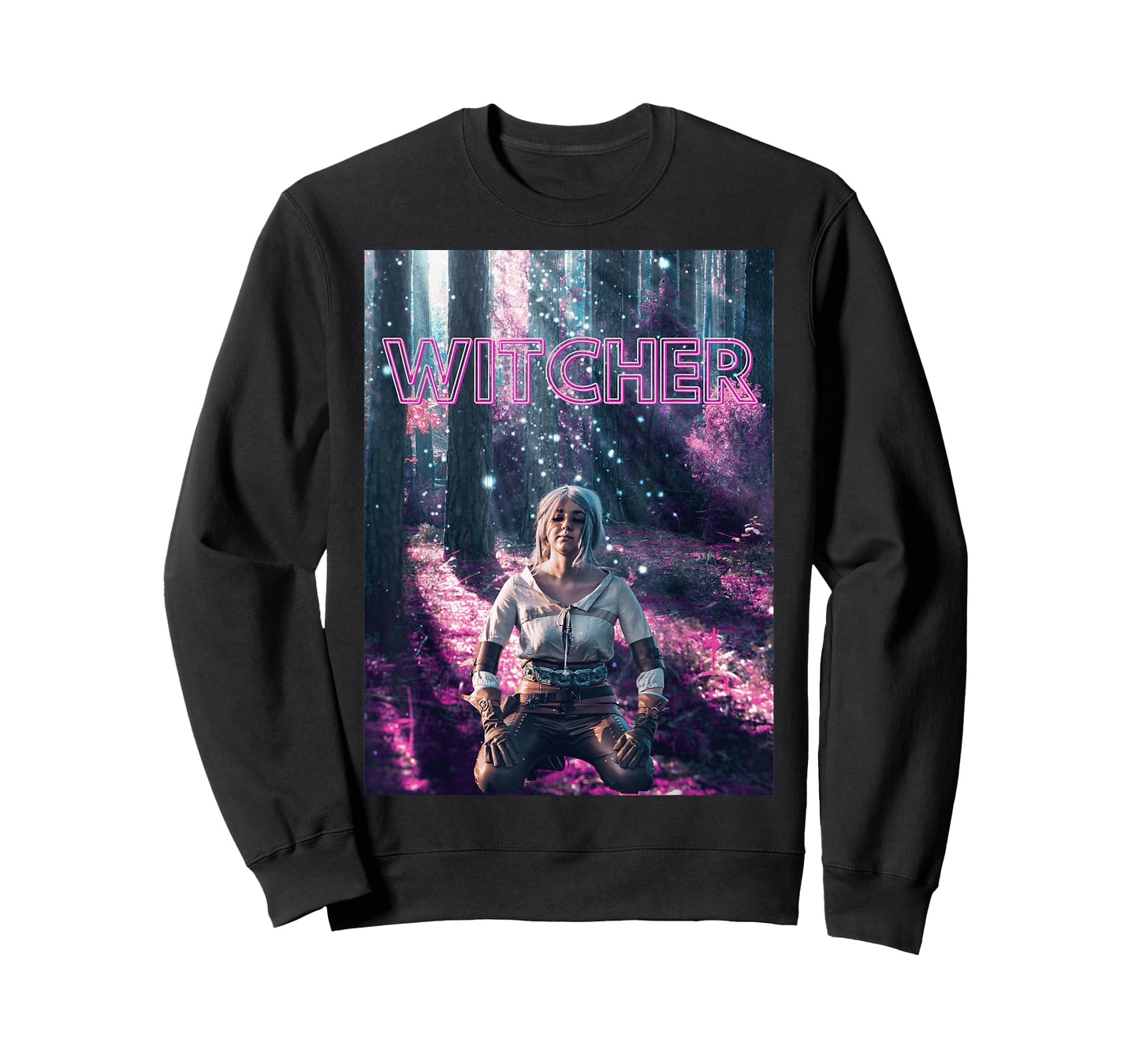 Fantasy Warrior Girl Witcher-Inspired Ciri Style Hero T-Shirt