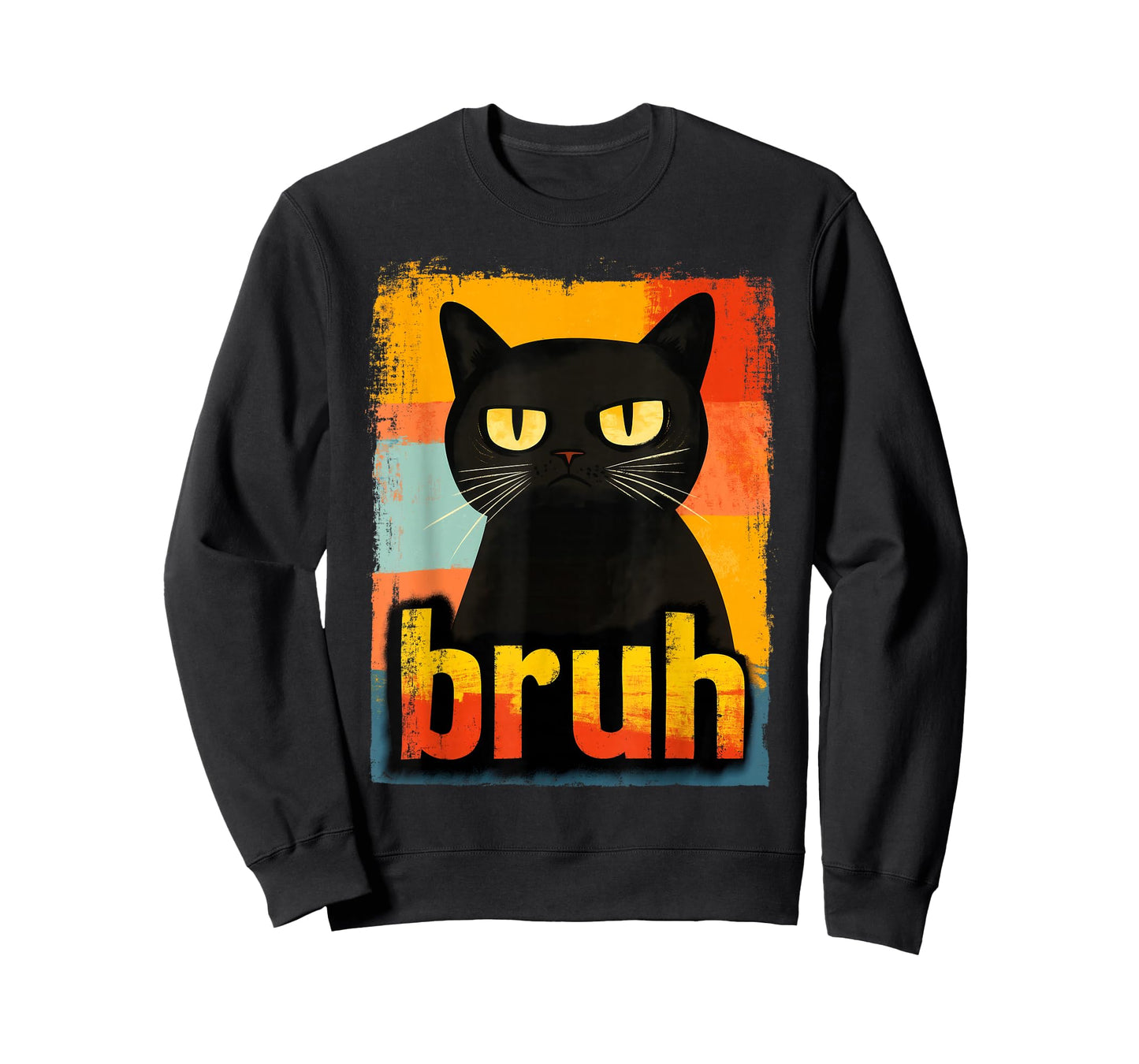 Funny Cat Bruh For Teens Boys Girls Men Women Meme Graphic T-Shirt