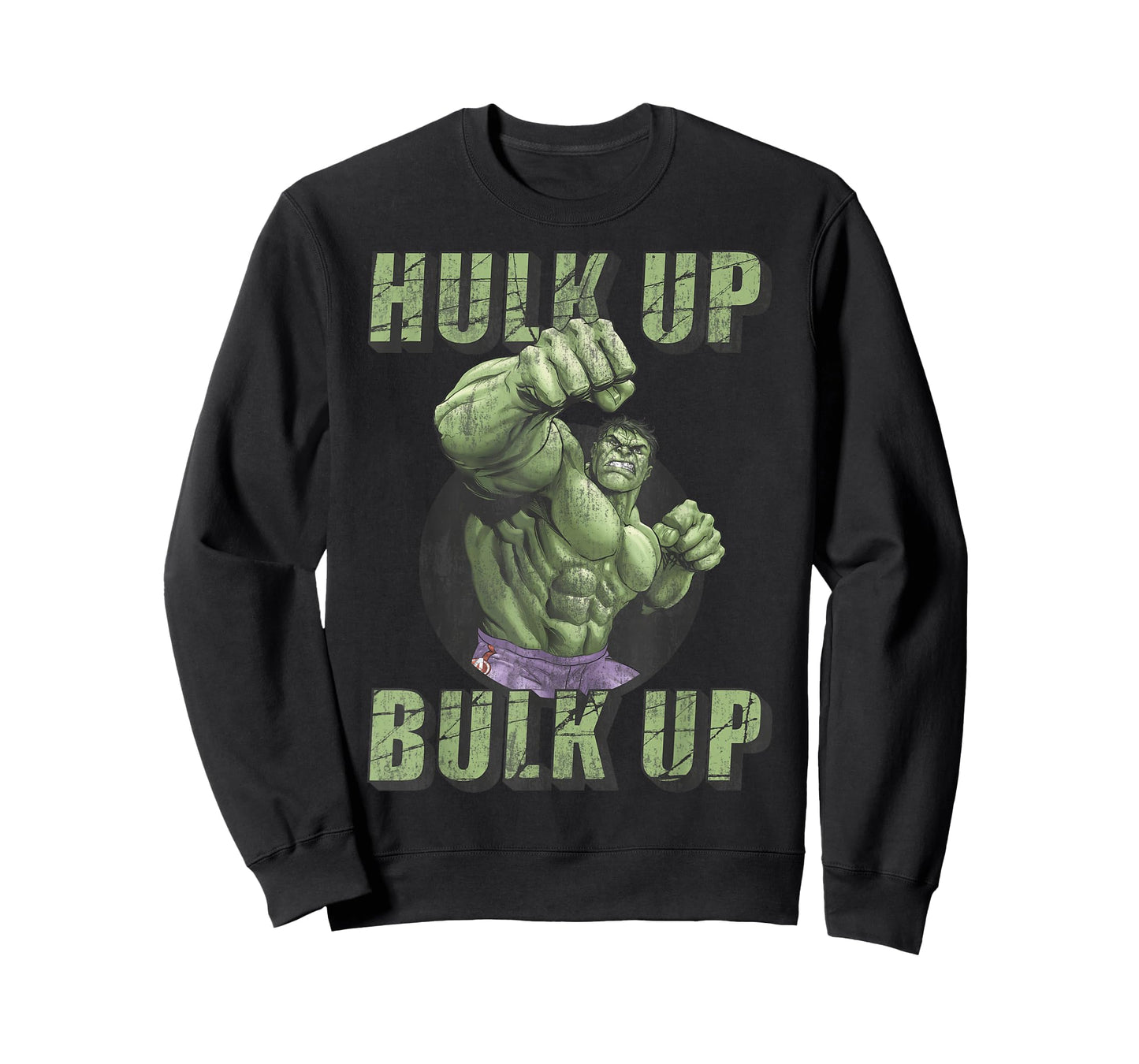 Marvel The Incredible Hulk Tough Hulk Up Bulk Up Badge T-Shirt