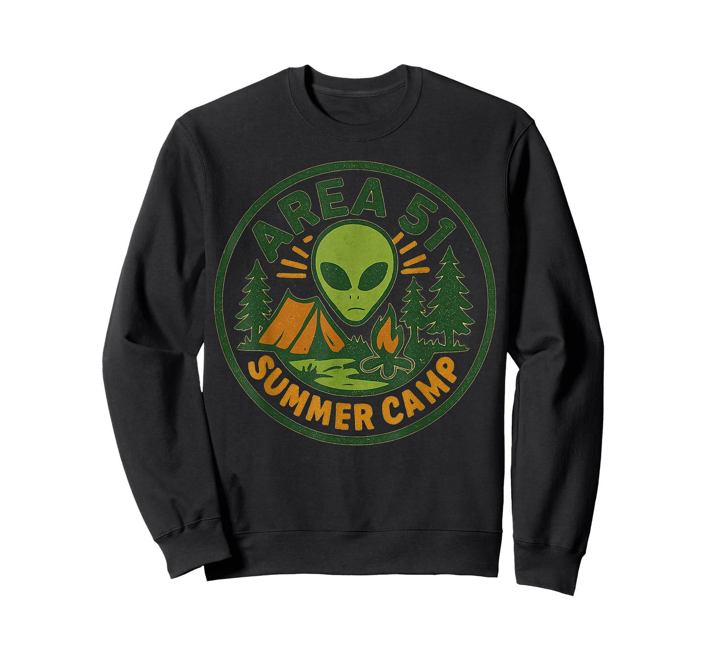 Area 51 UFO Design Funny Graphic Tees for Men Women Alien T-Shirt