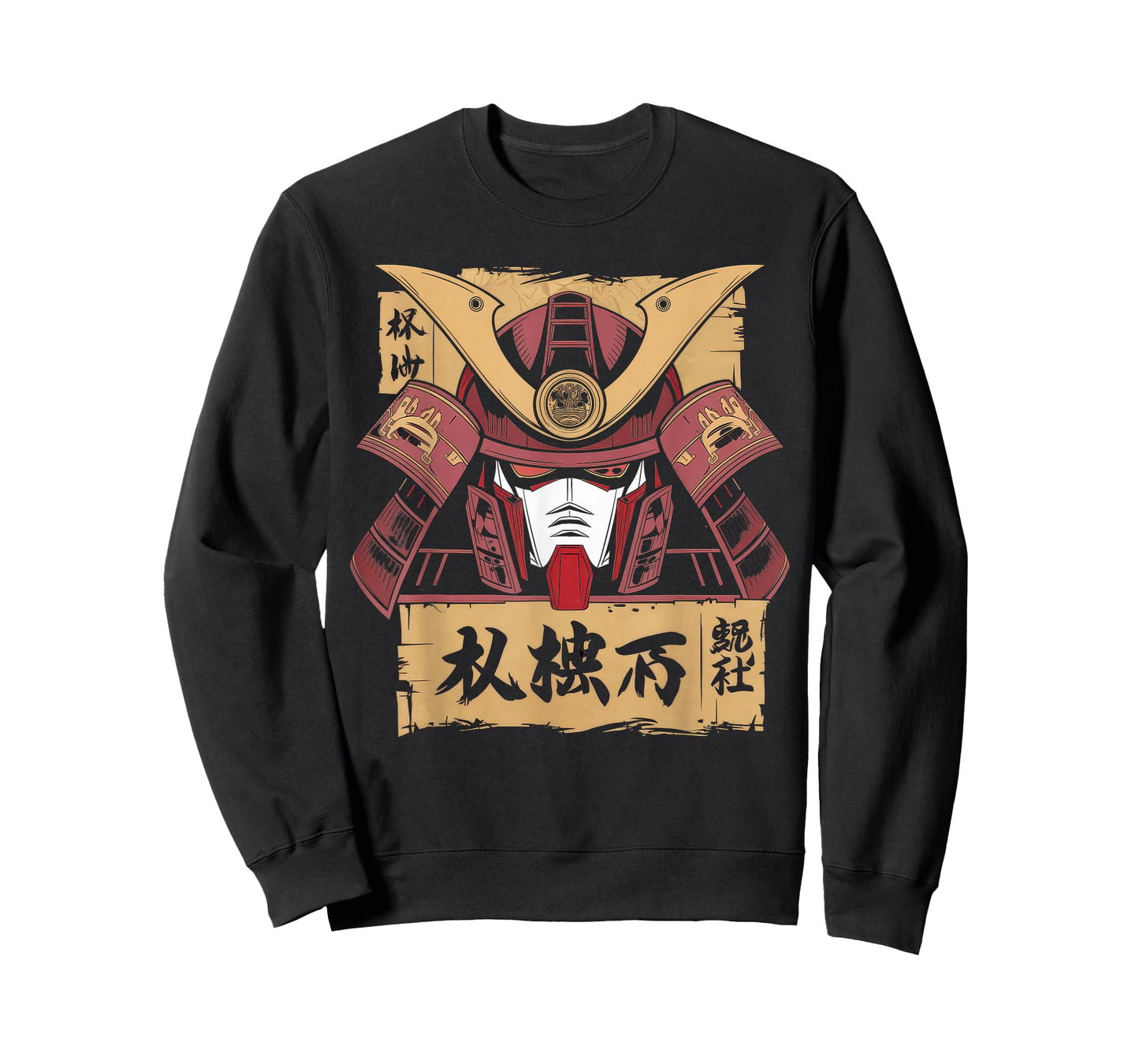 Mecha Tshirt Japanese Mecha Robot Head Anime Art Ukiyo-E T-Shirt