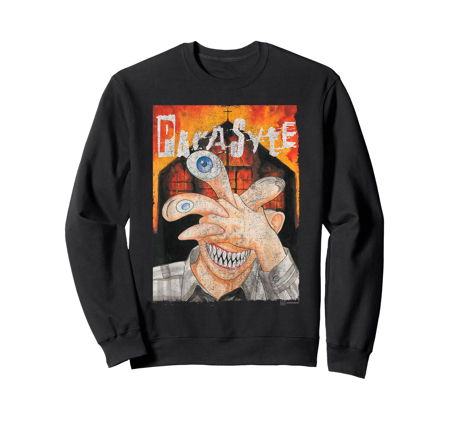 Parasyte Migi Face Transform Church Flame T-Shirt