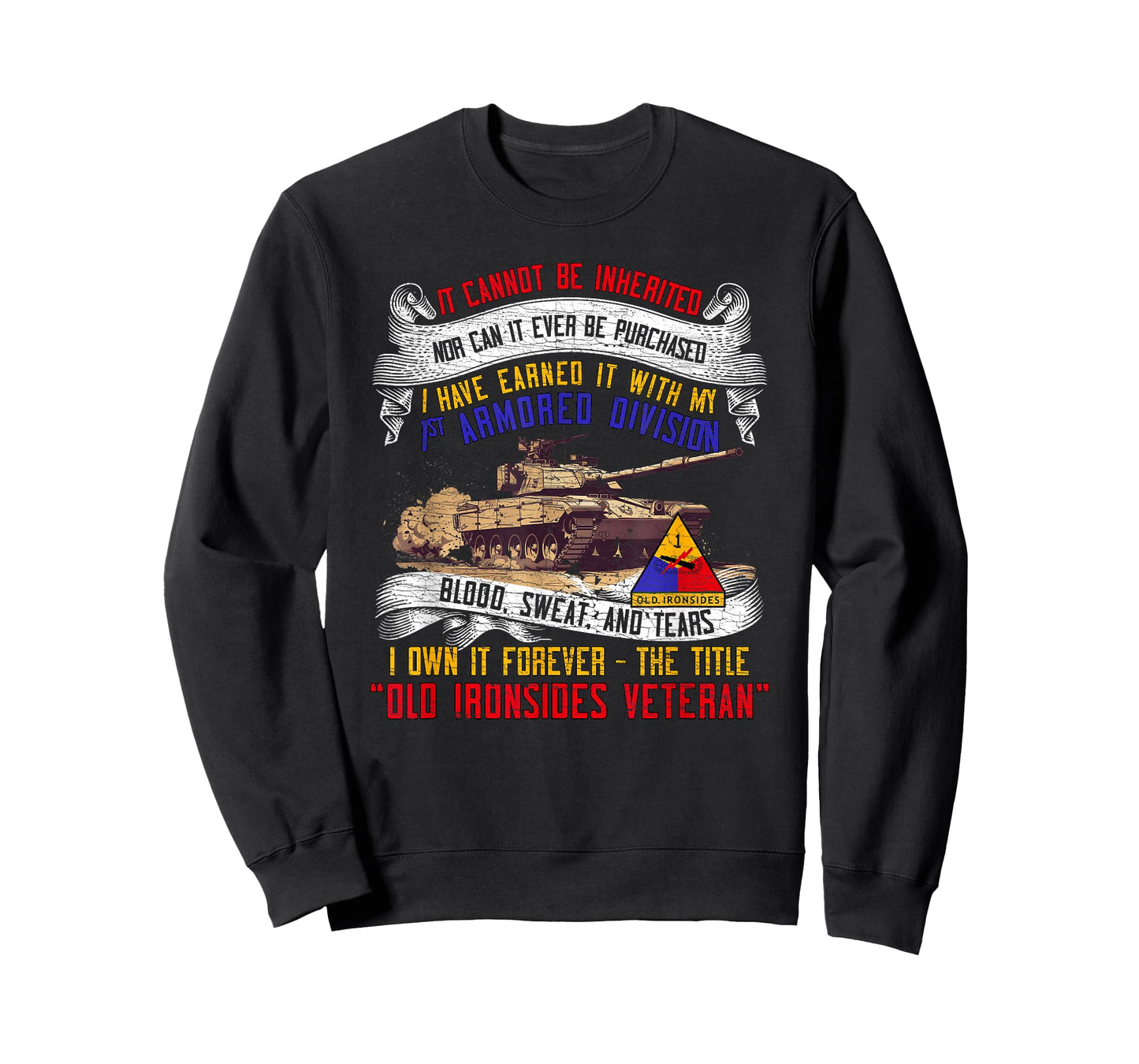 1st Armored Division Fort Bliss Veteran Texas Gifts T-Shirt