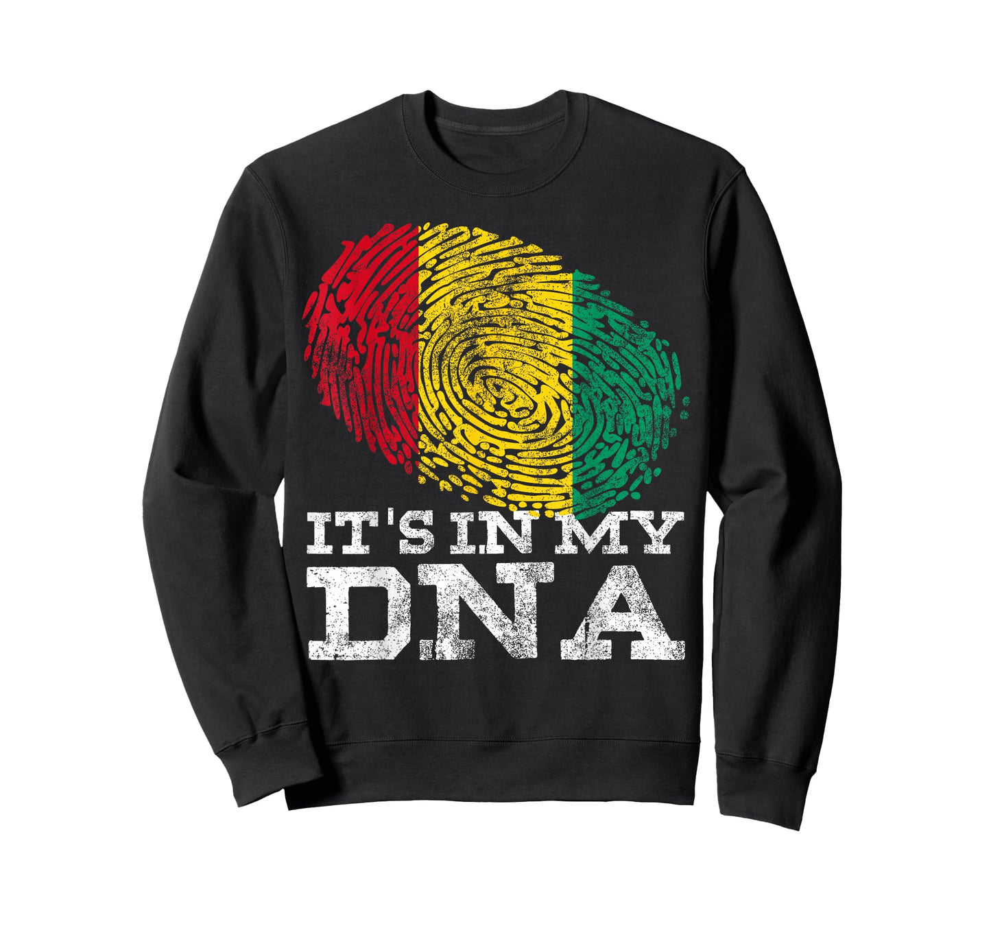 It's In My DNA Guinean Gifts Proud Afro Guinea-Conakry Flag T-Shirt