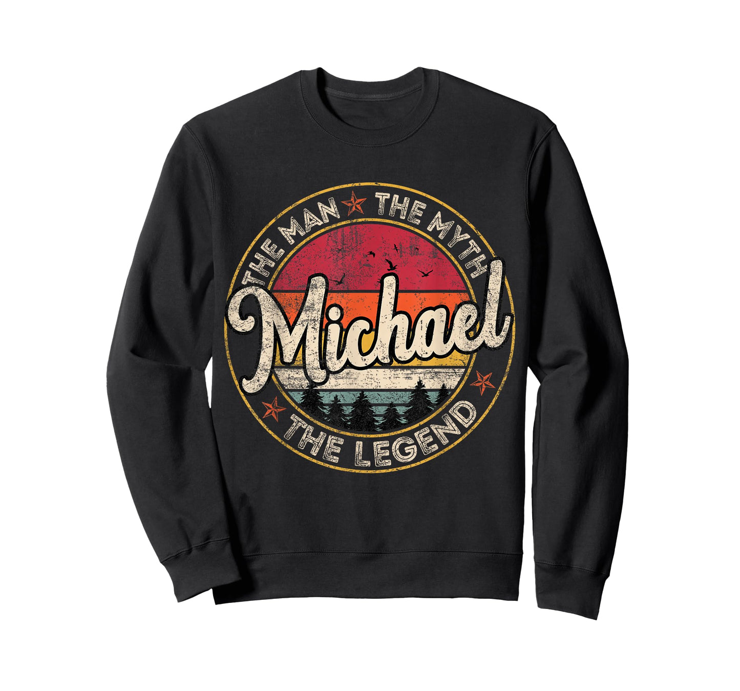Michael The Man The Myth The Legend Personalized Name T-Shirt
