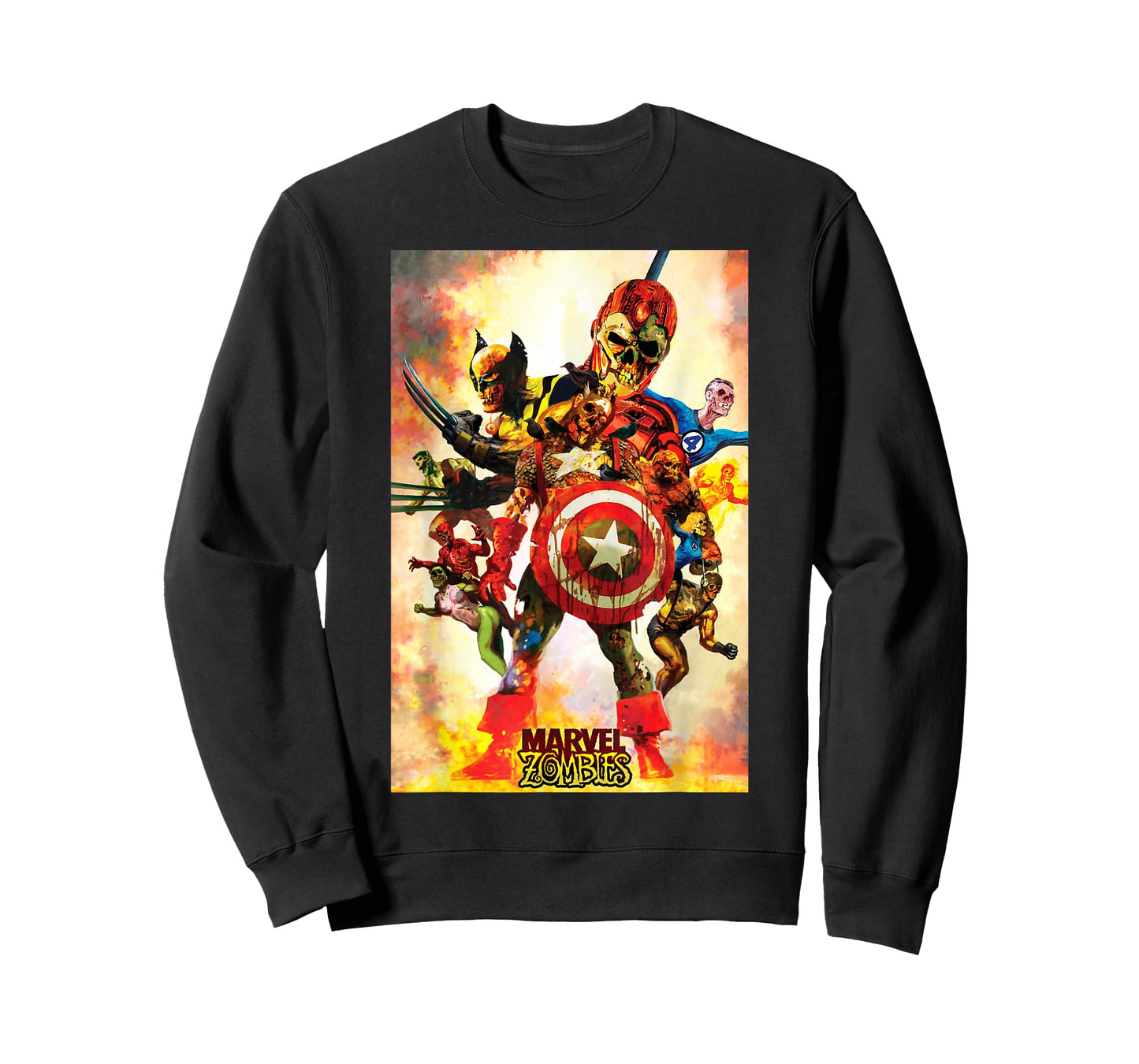 Marvel Zombies Group Shot Poster T-Shirt