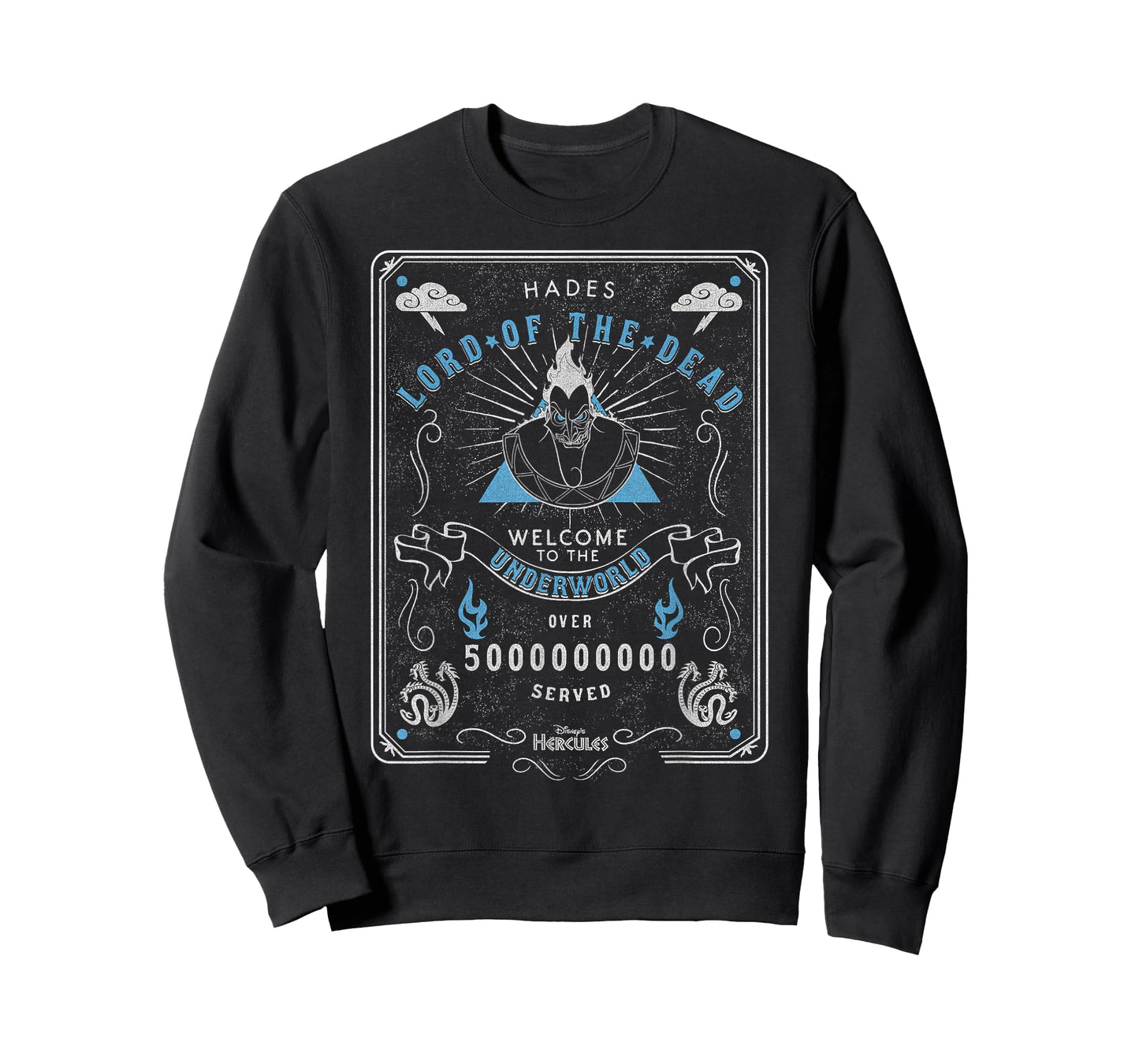 Disney Hercules Hades Lord Of The Dead Underworld Poster T-Shirt