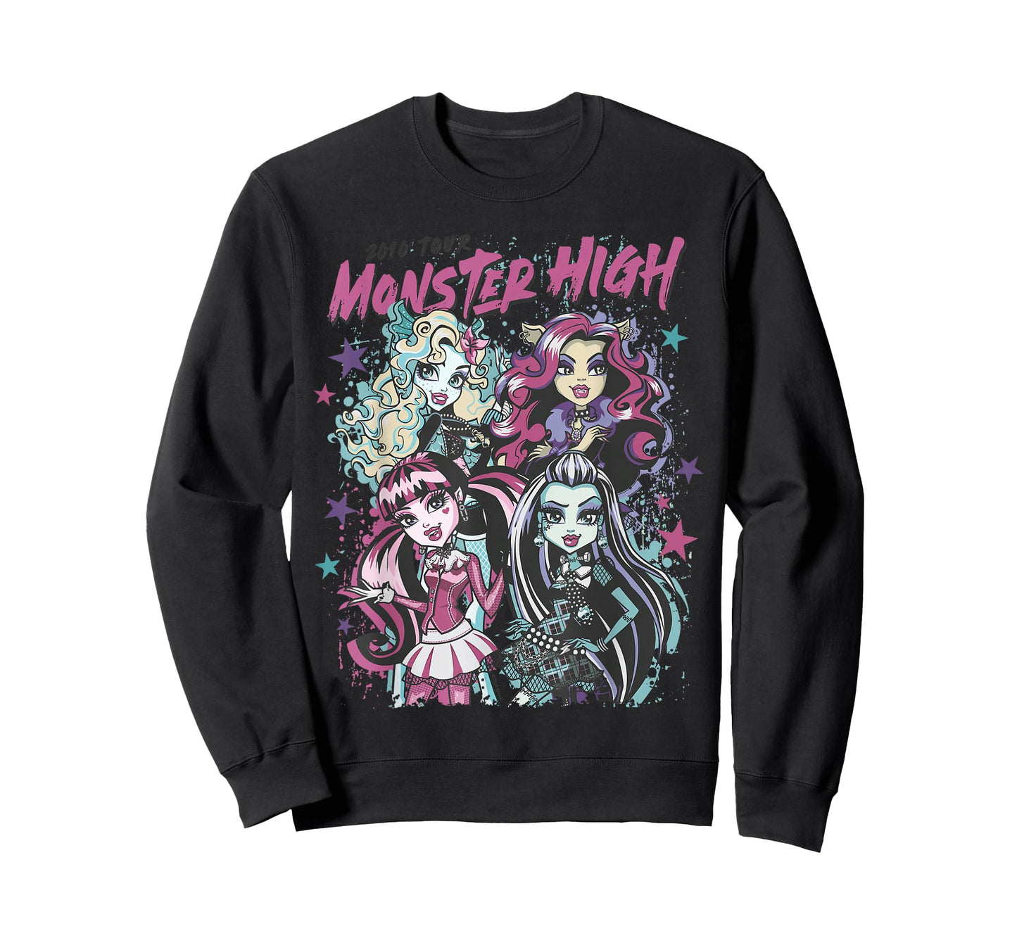 Graduates of Monster High - Draculaura Frankie Lagoona Clawdeen T-Shirt