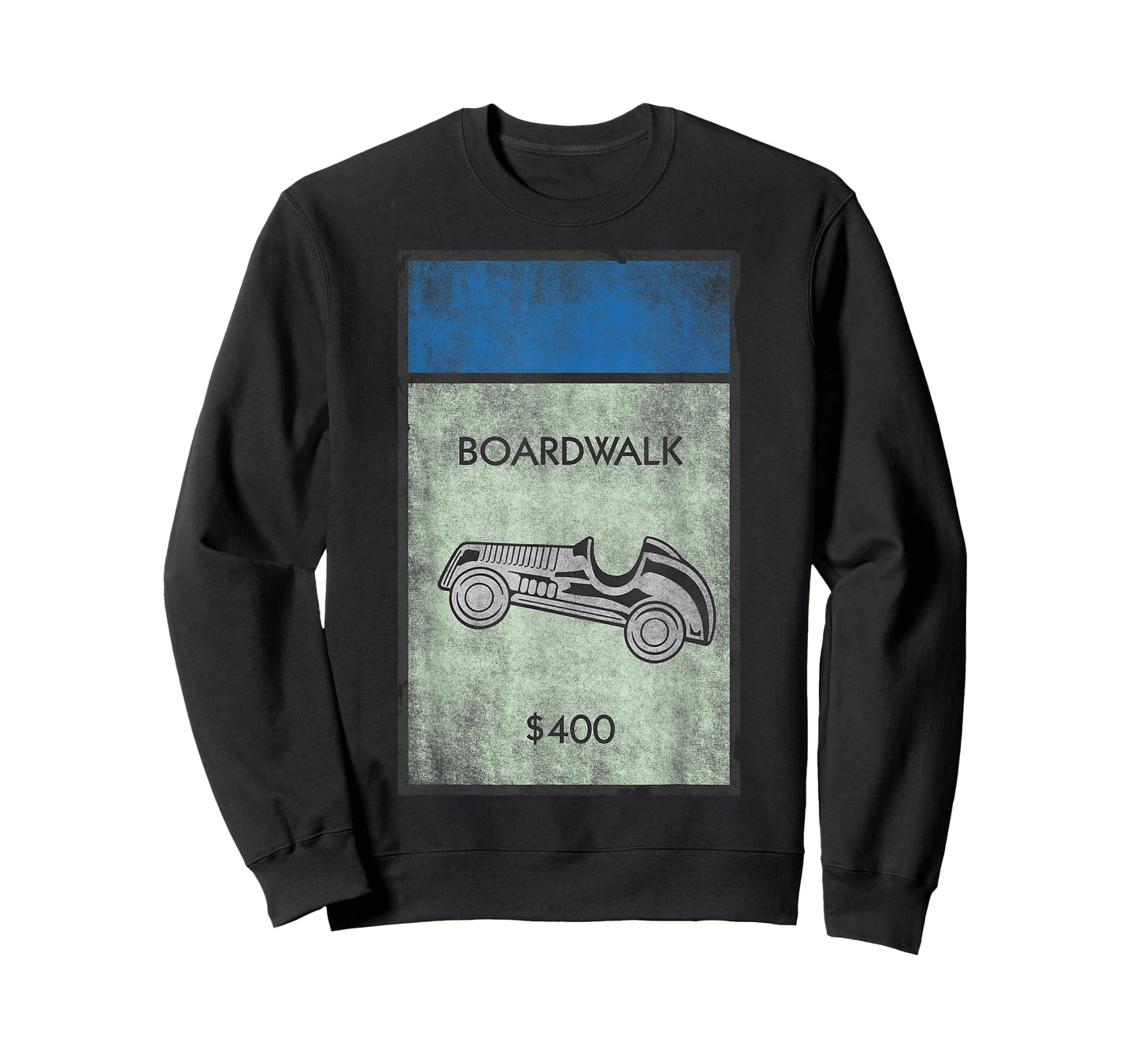 Monopoly Car Token In Boardwalk Space Vintage Shot T-Shirt