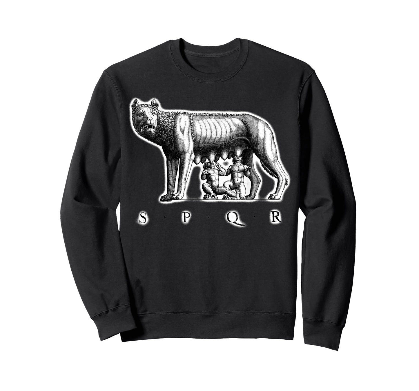SPQR Roman Rome wolf Romulus Remus T-Shirt
