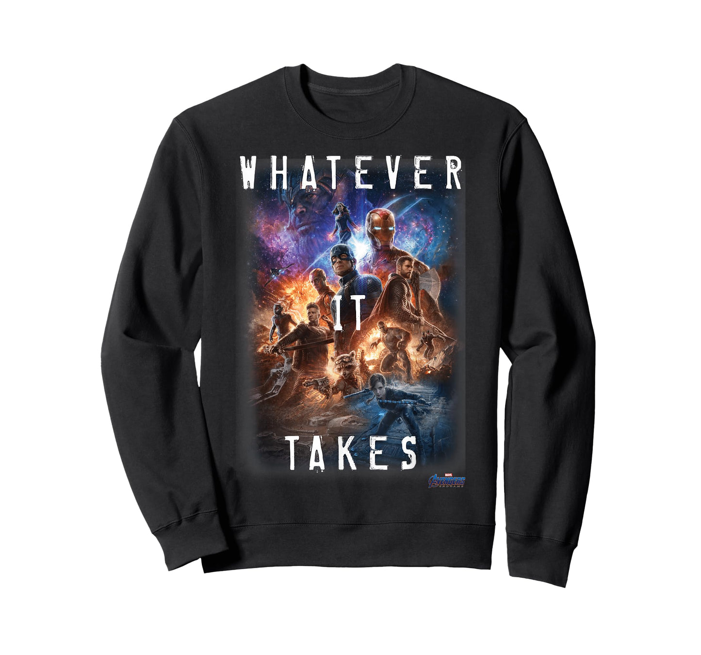 Marvel Avengers Endgame Movie Poster Whatever It Takes T-Shirt Small