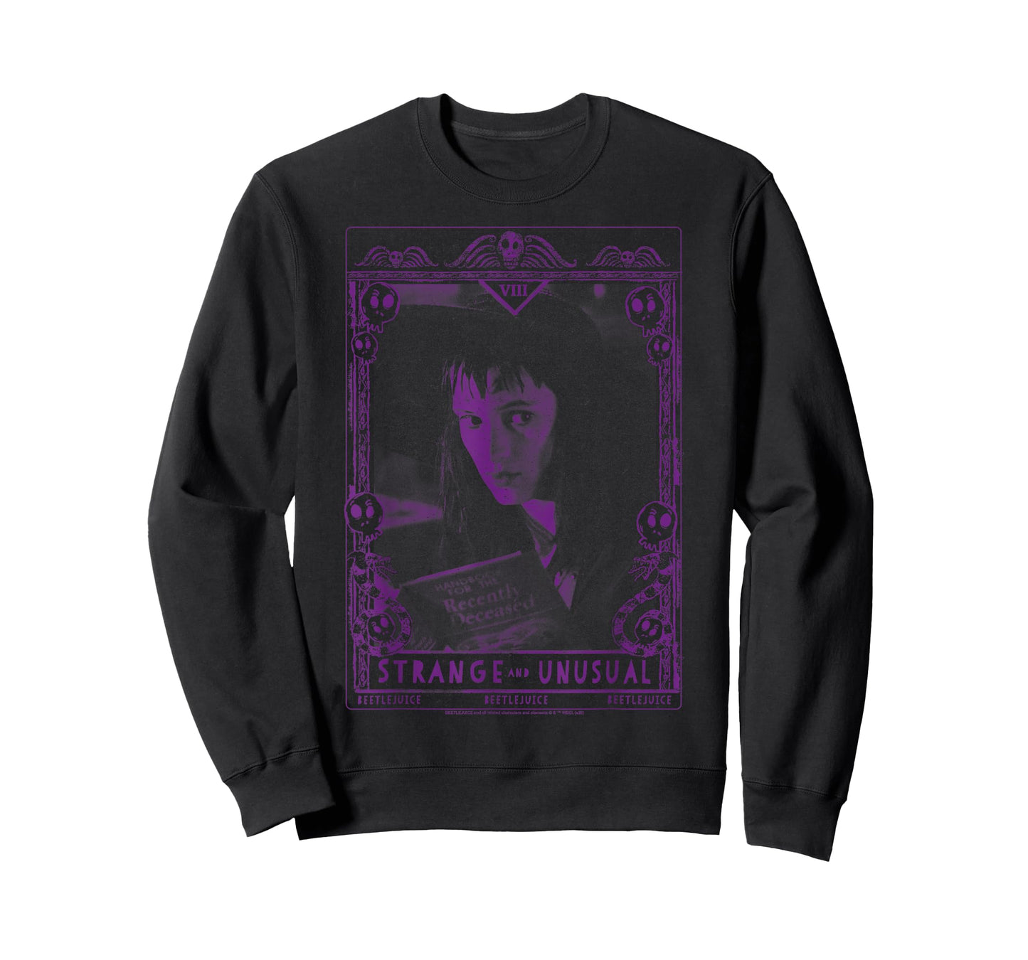 Beetlejuice Lydia Strange and Unusual Tarot Card T-Shirt