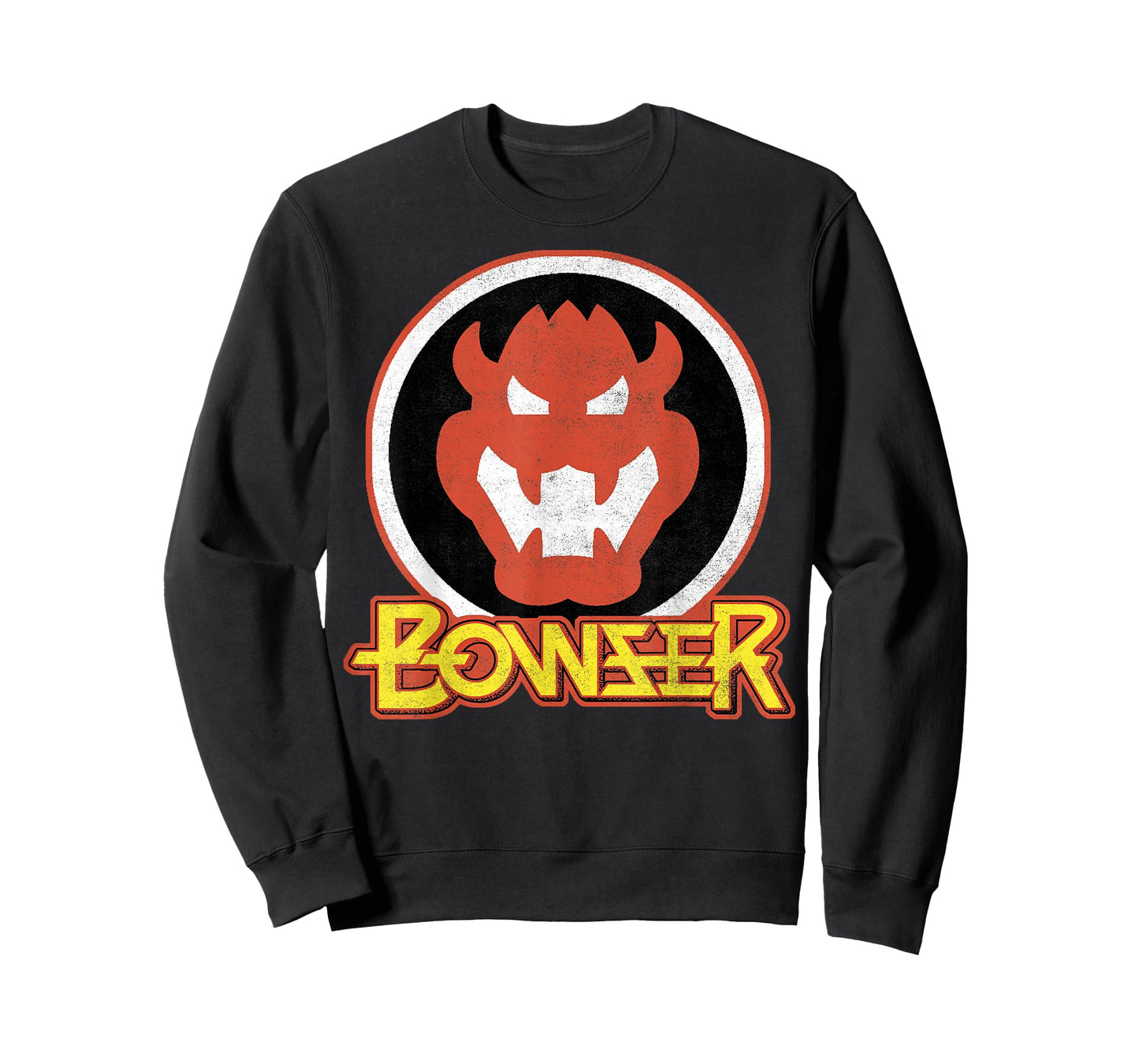 Super Mario Bowser Retro Portrait Graphic T-Shirt T-Shirt
