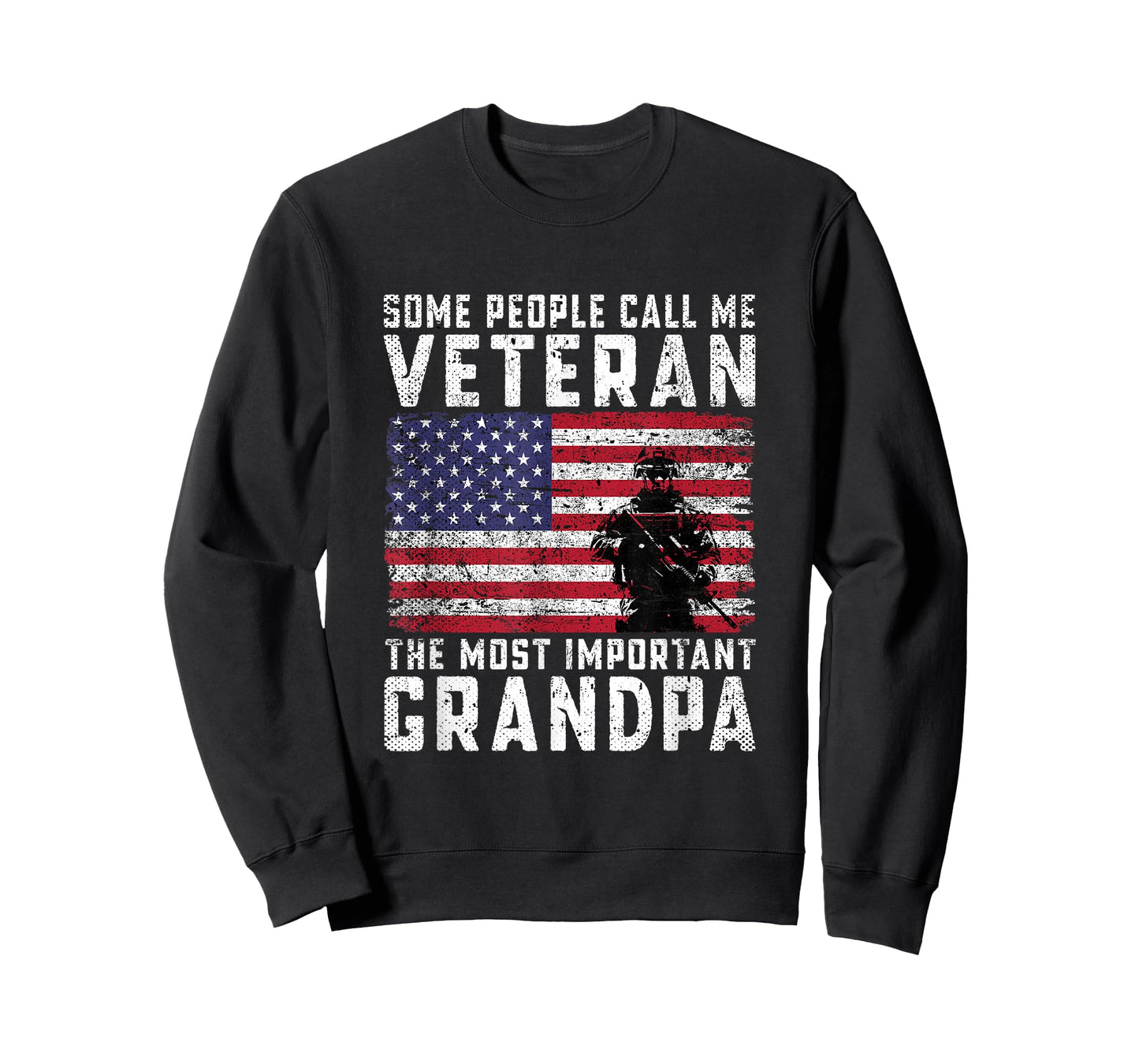 Some People Call Me Veteran The Most Important Grandpa T-Shirt