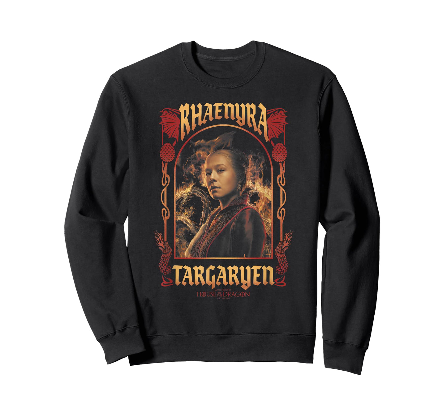 House of the Dragon Rhaenyra Targaryen Nouveau Portrait T-Shirt