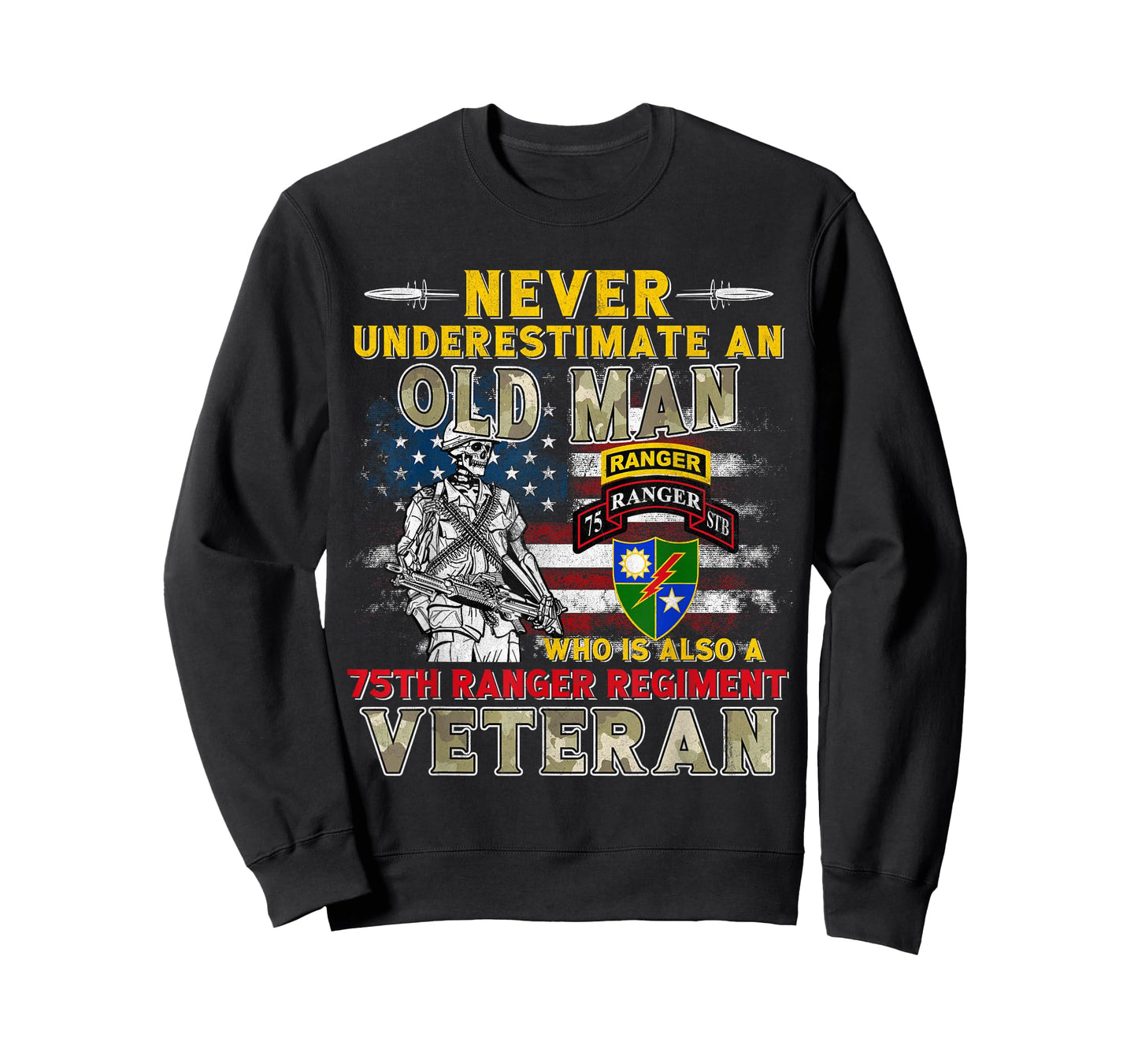 75th Ranger Regiment Veteran Rangers Lead The Way Gift Tee T-Shirt