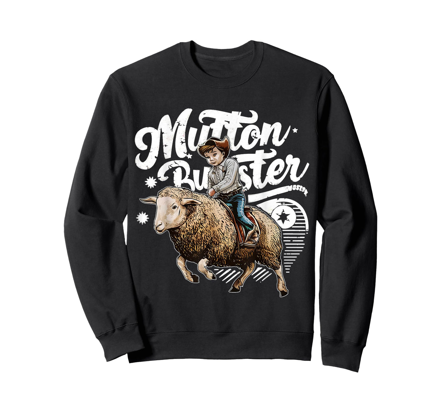 Mutton Buster Mutton Busting Sheep Riding Texas Rodeo Kids T-Shirt