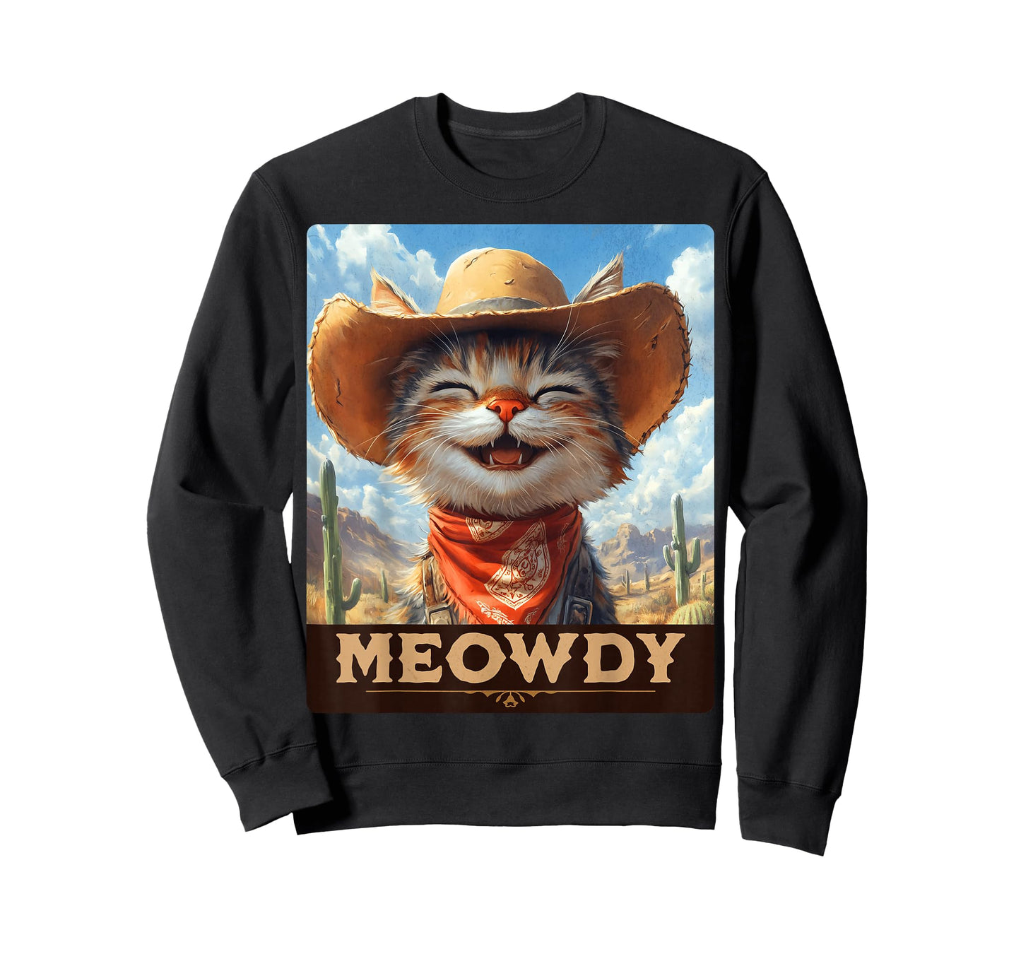 Meowdy, Cowboy: A Furry Friend in the Wild West, cat T-Shirt