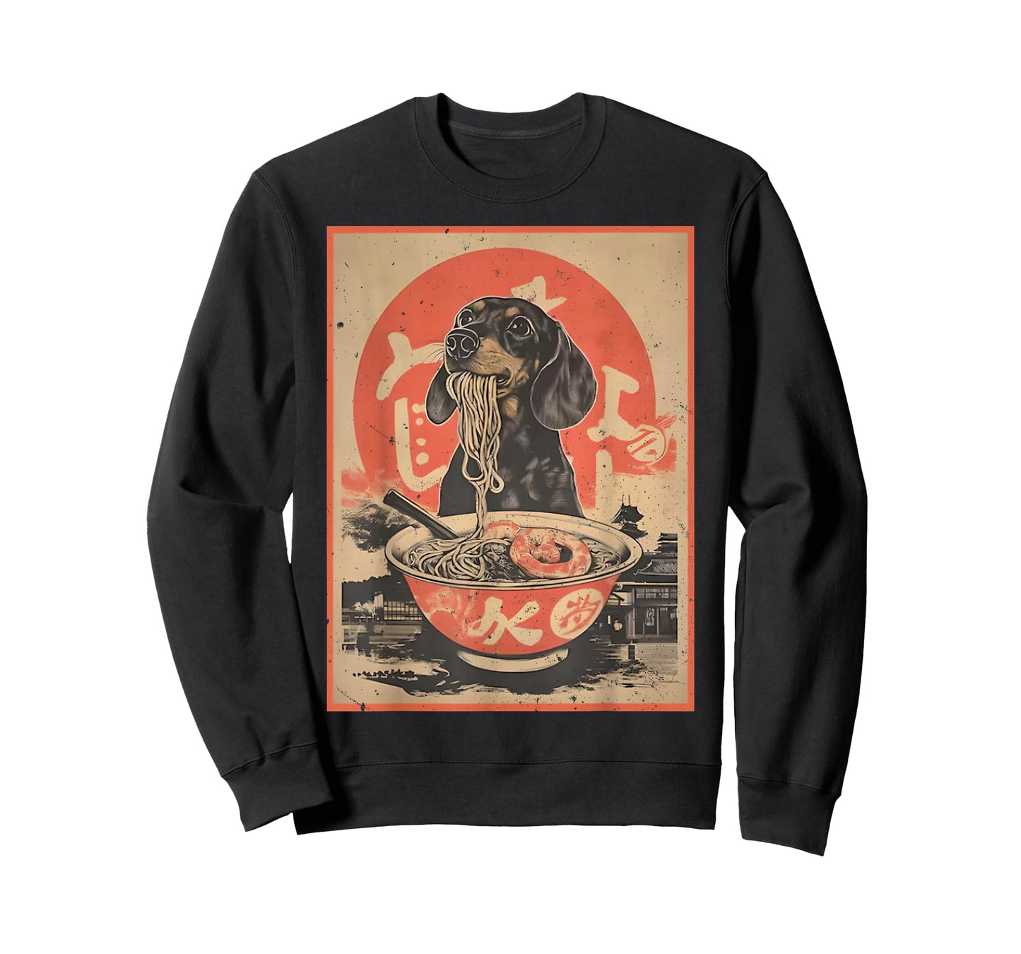 Kawaii Dachshund Ramen Japanese Funny Dogs Lover Humor Gifts T-Shirt