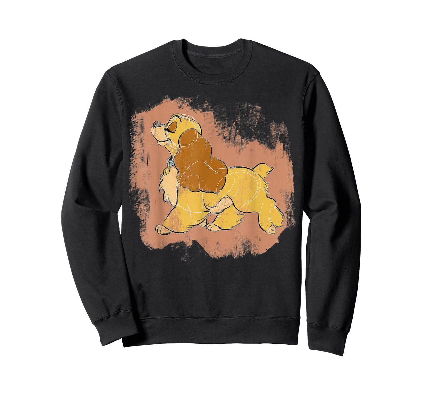 Disney Lady and The Tramp Lady Strut Sketch T-Shirt