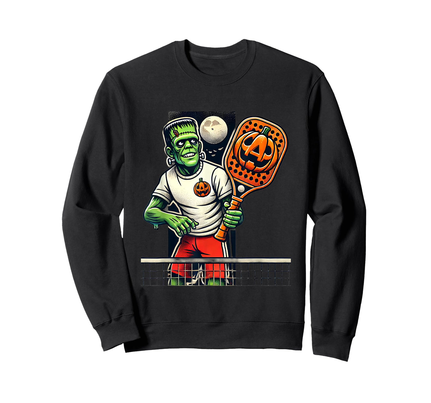 Frankenstein Pickleball Player Funny Halloween Costume Sport T-Shirt